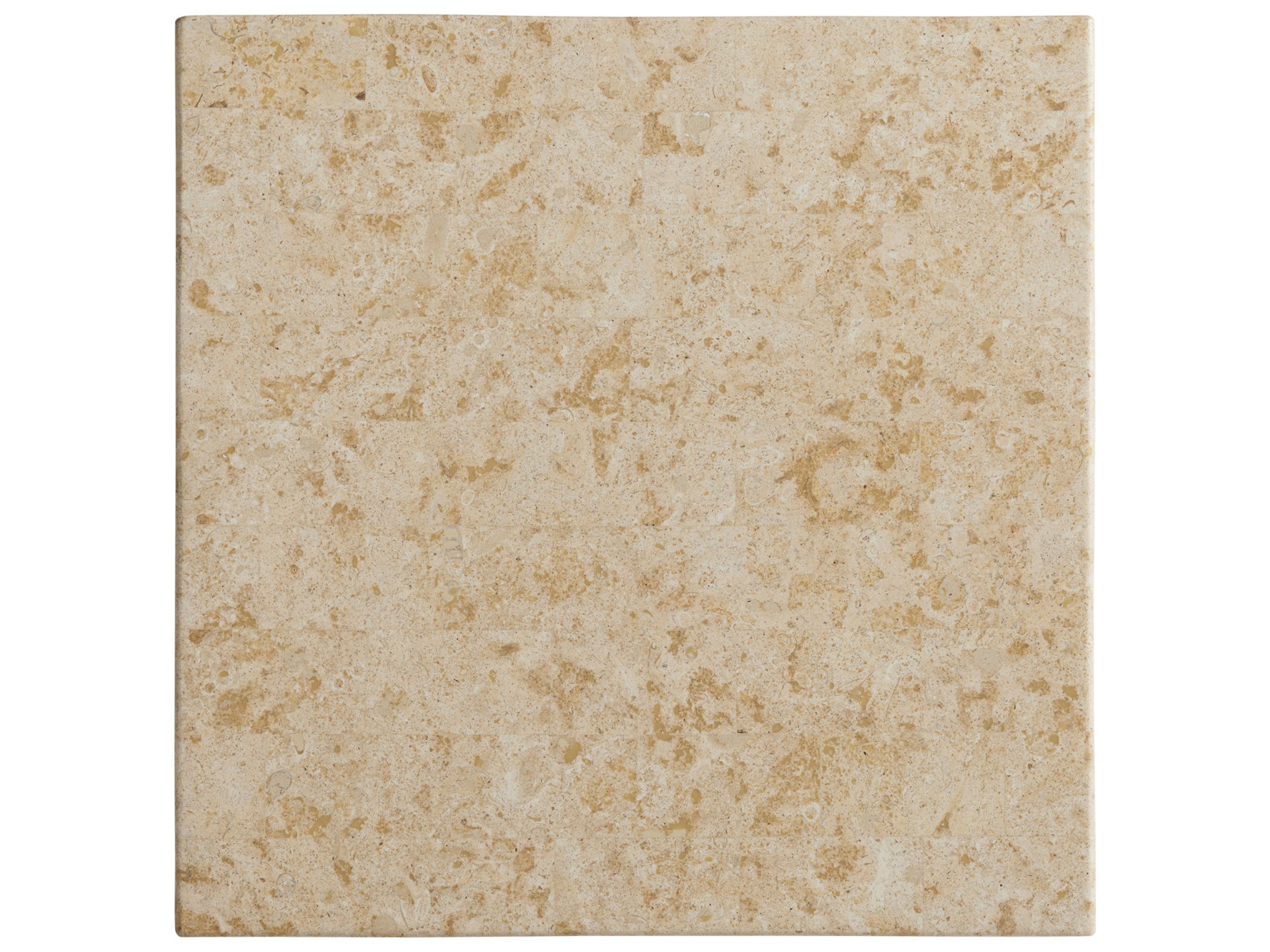 Los Altos Valley View Square End Table Stone Top