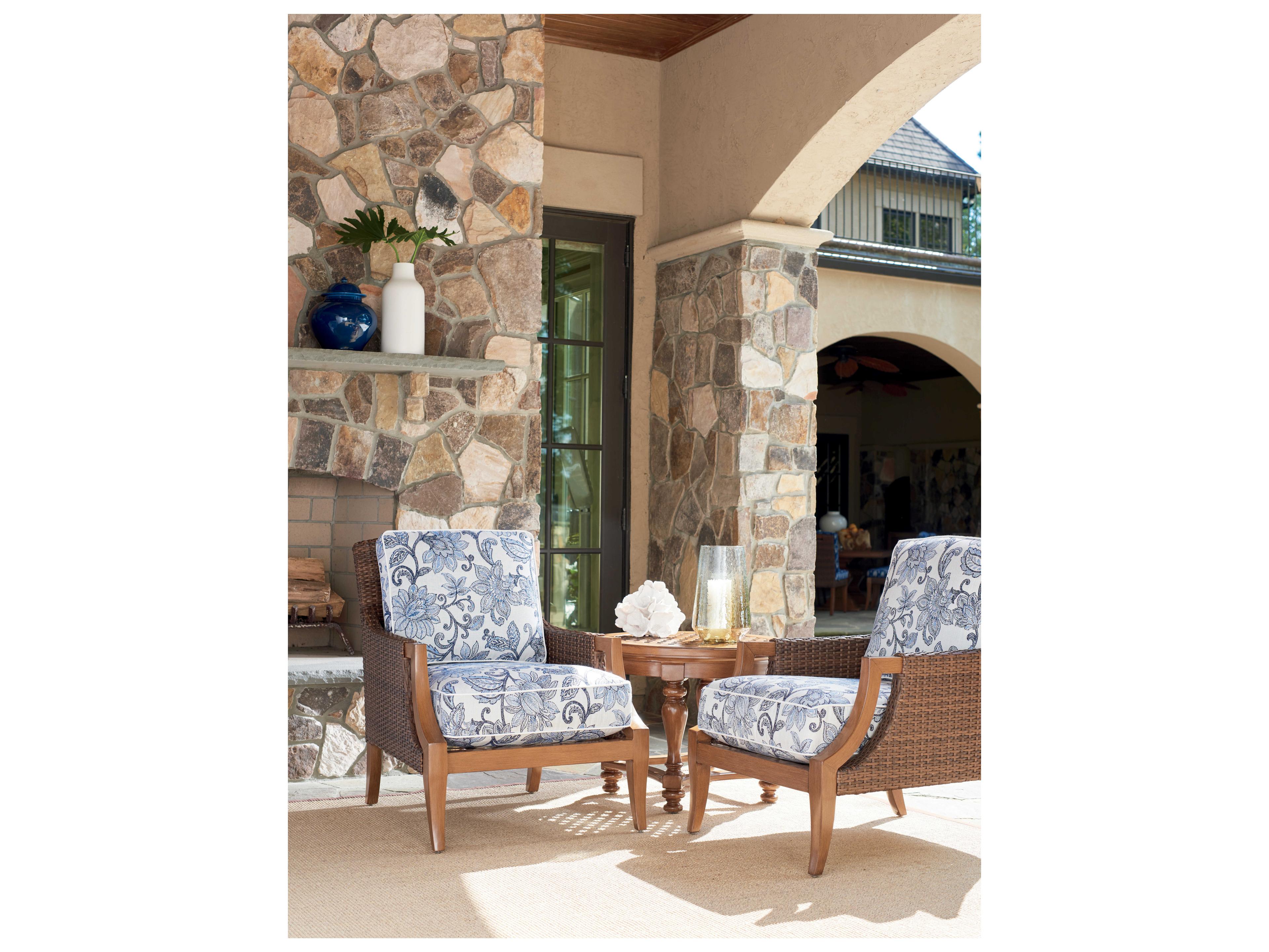 Tommy Bahama Outdoor Harbor Isle Wicker Lounge Chair