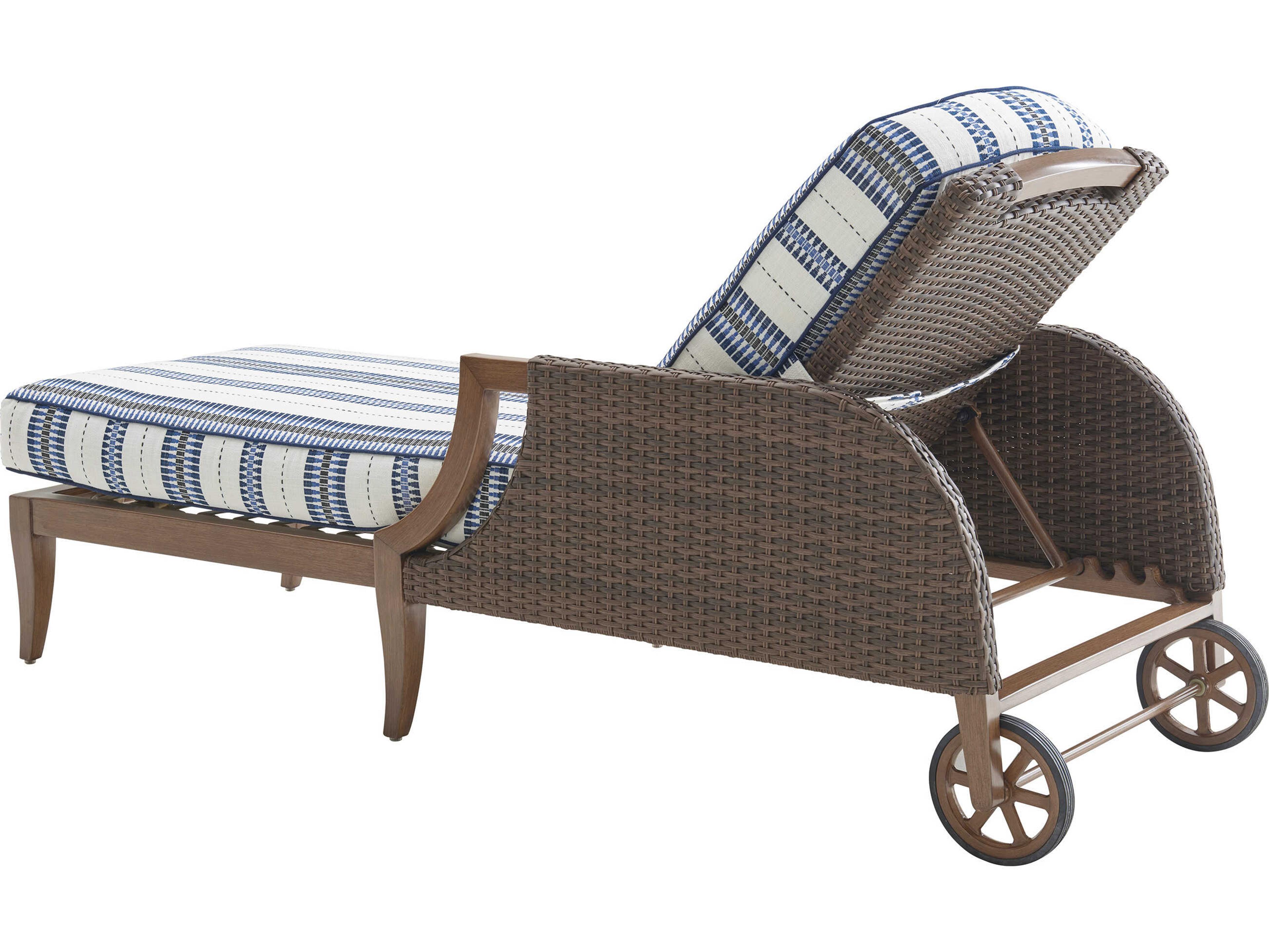 Tommy Bahama Outdoor Harbor Isle Wicker Chaise Lounge