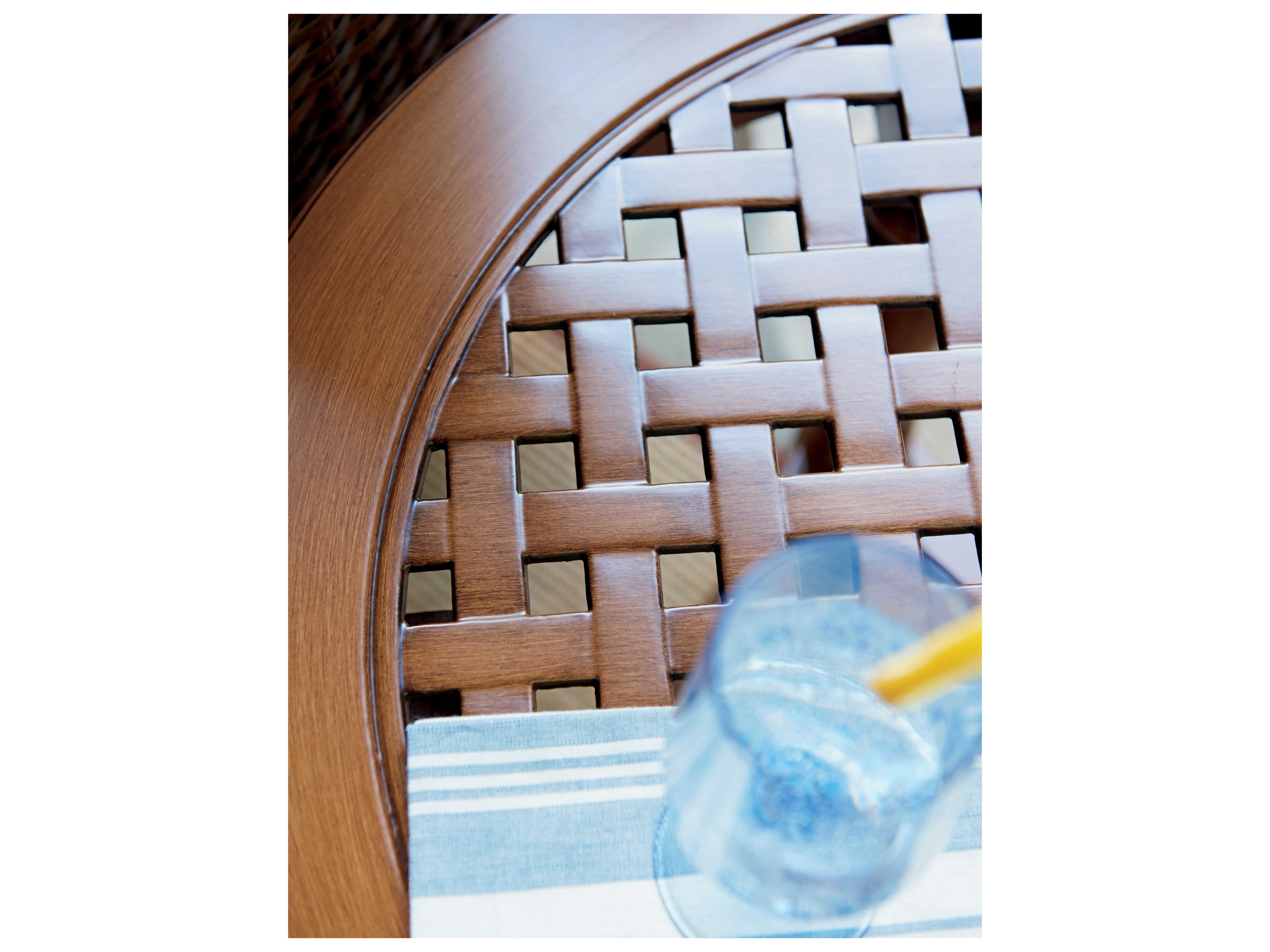 Tommy Bahama Outdoor Harbor Isle Aluminum Round End Table