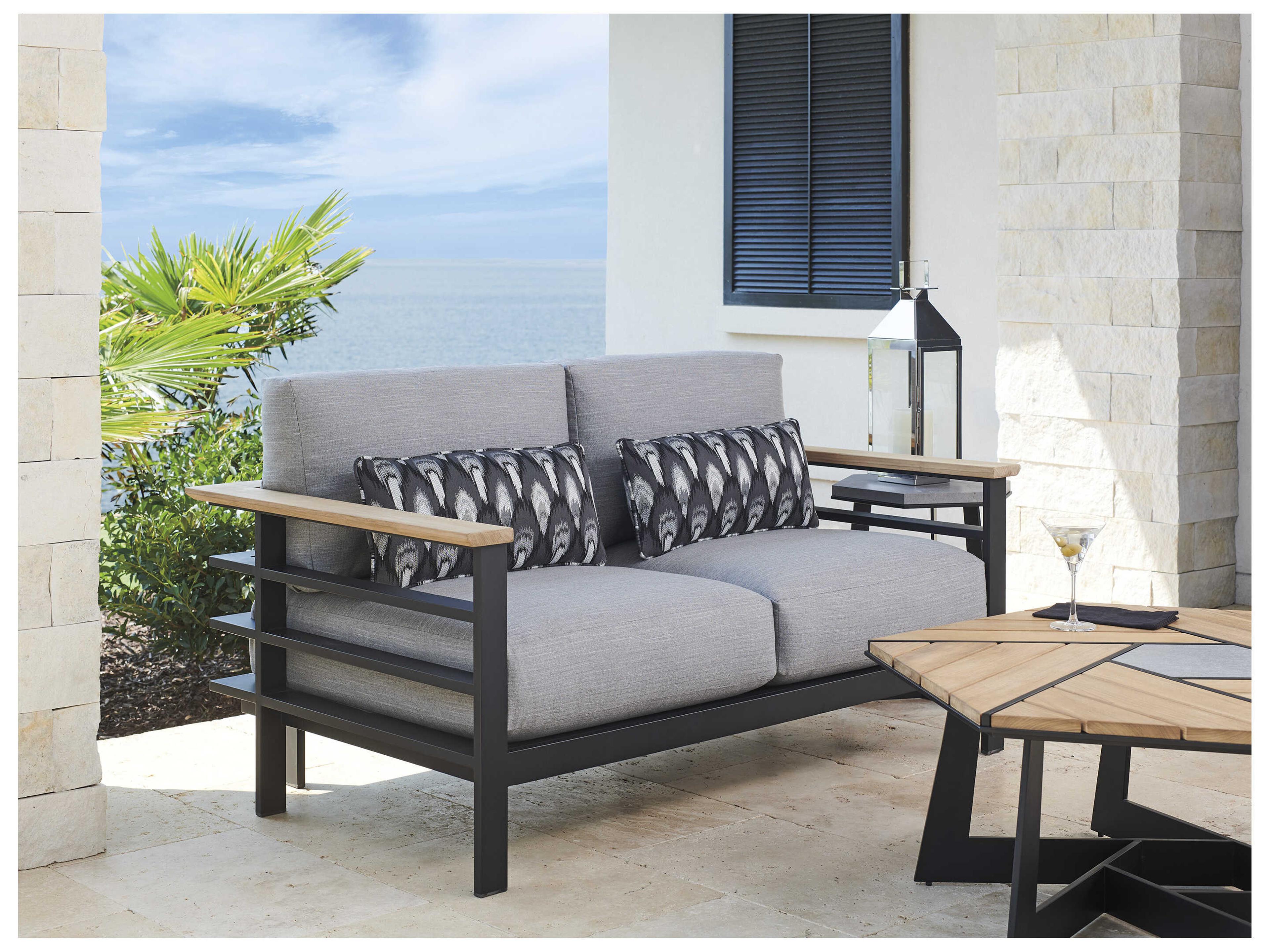 Tommy Bahama Outdoor South Beach Aluminum Loveseat
