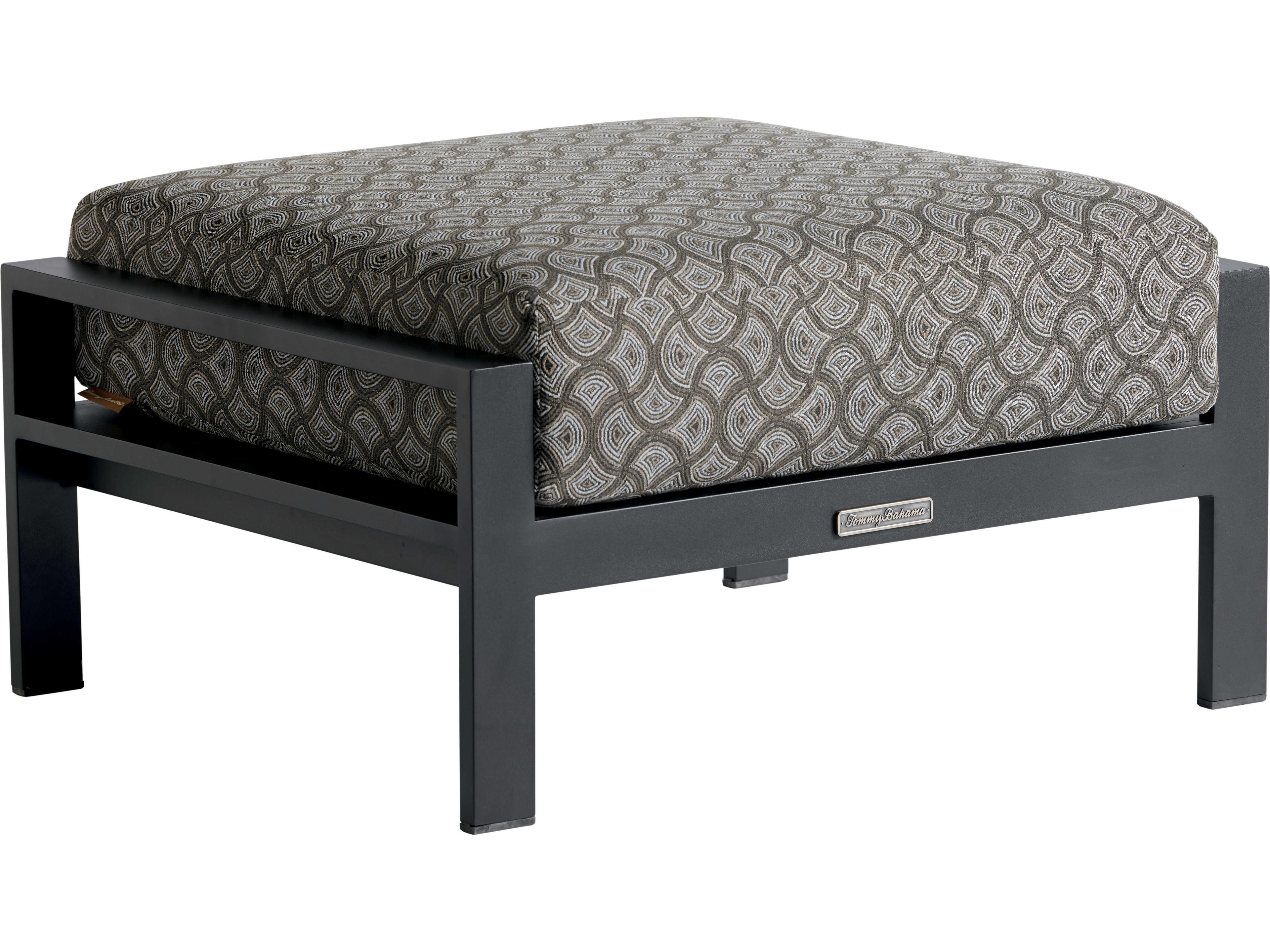 South Beach Aluminum Ottoman