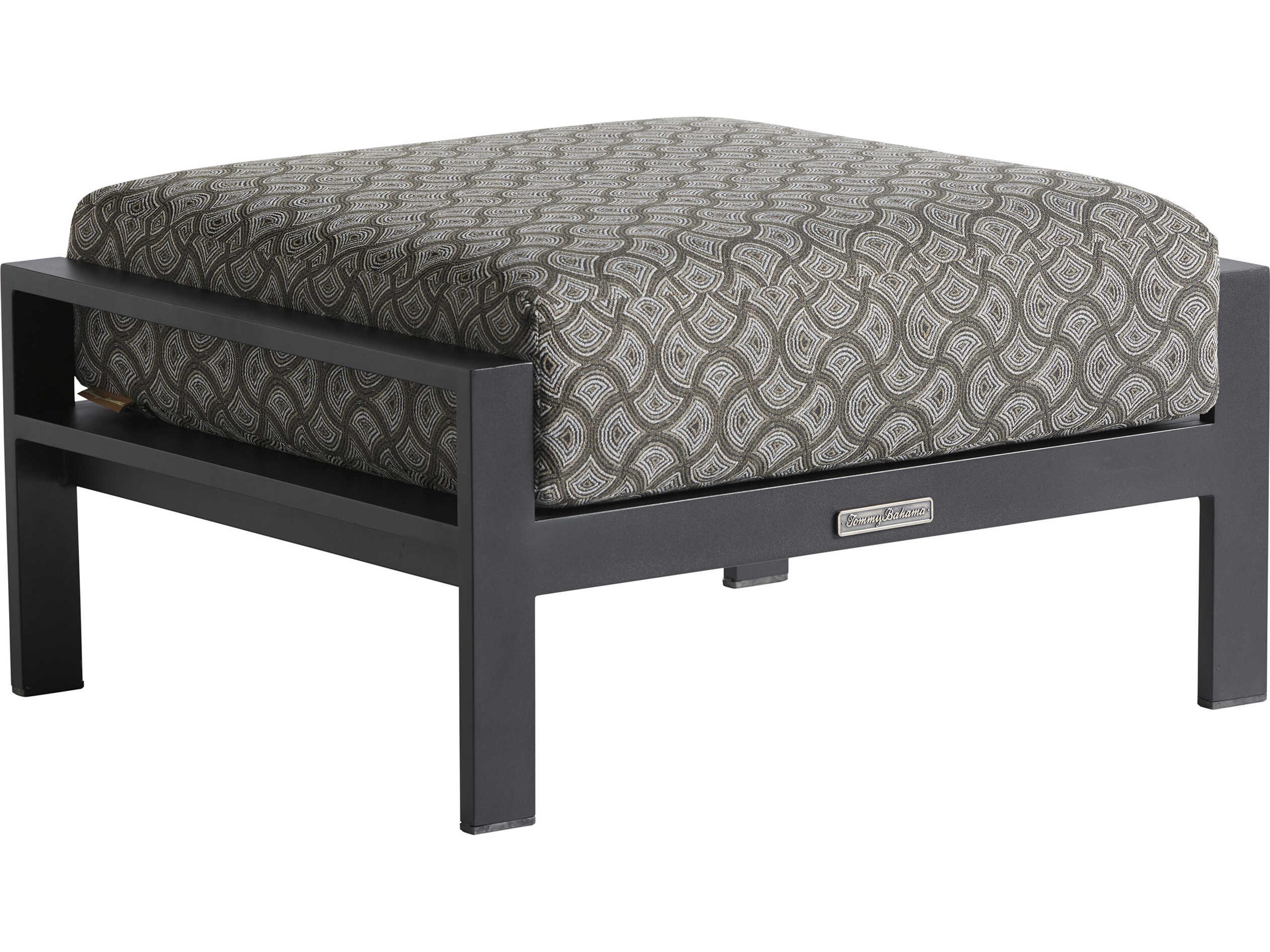 South Beach Aluminum Ottoman