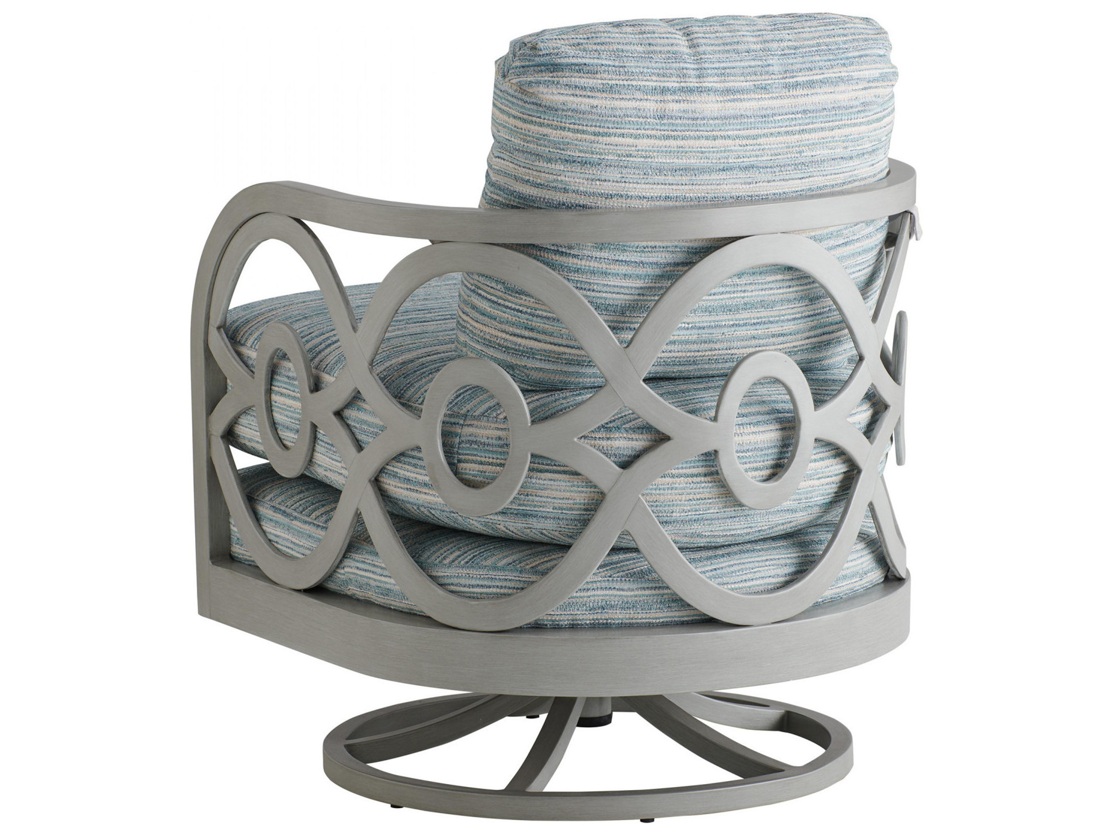 Tommy Bahama Outdoor Silver Sands Aluminum Occasional Swivel Lounge Chair