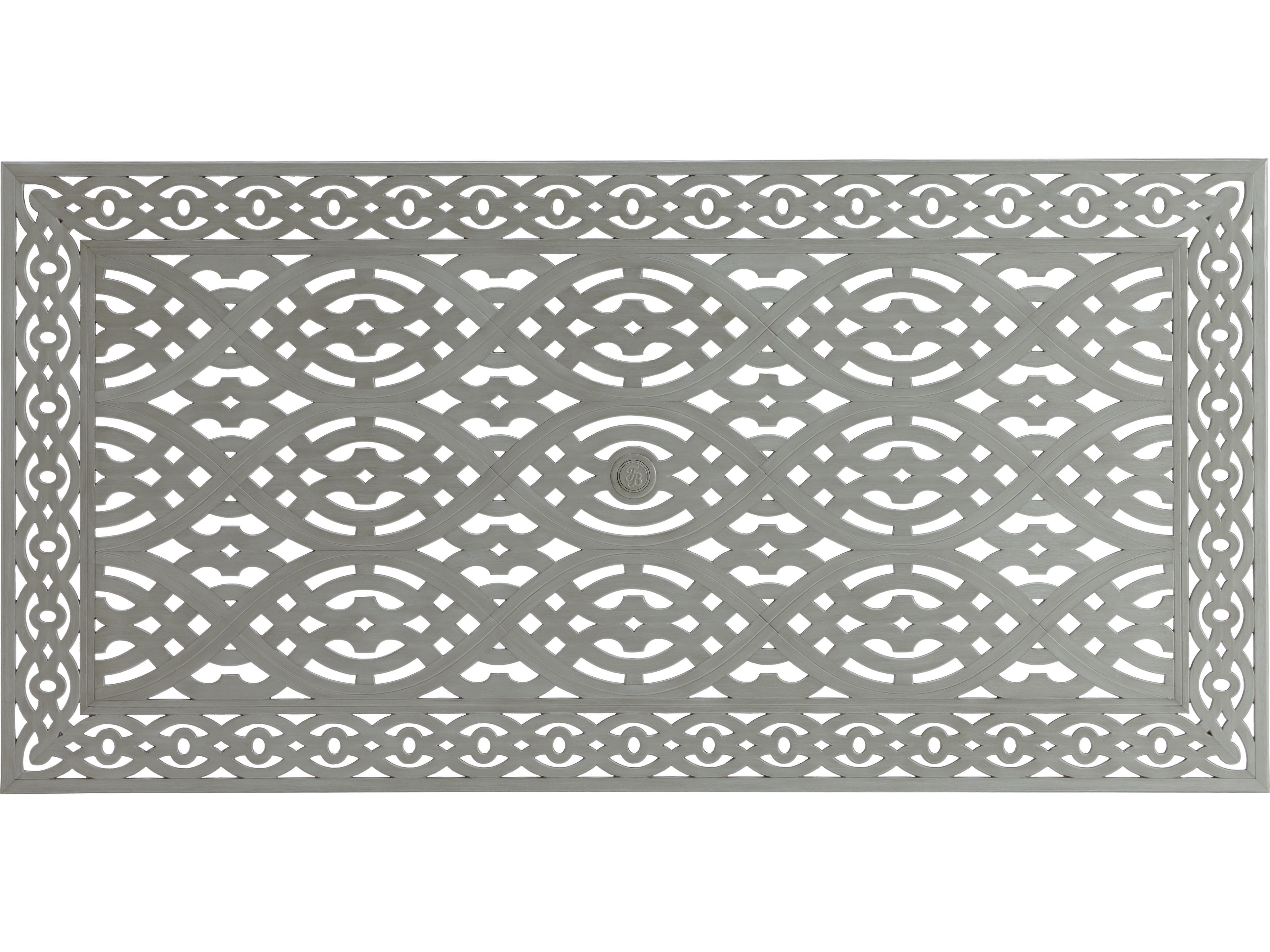 Tommy Bahama Outdoor Silver Sands Aluminum Rectangular Dining Table