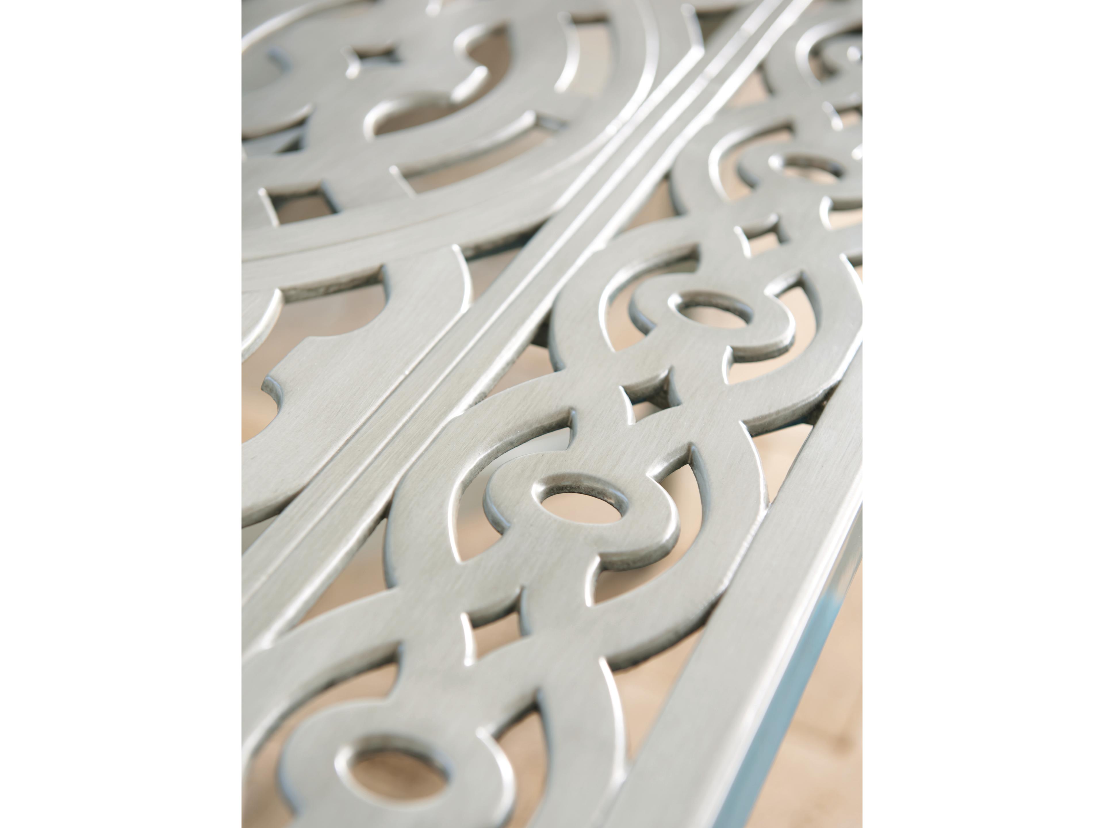 Tommy Bahama Outdoor Silver Sands Aluminum Rectangular Dining Table