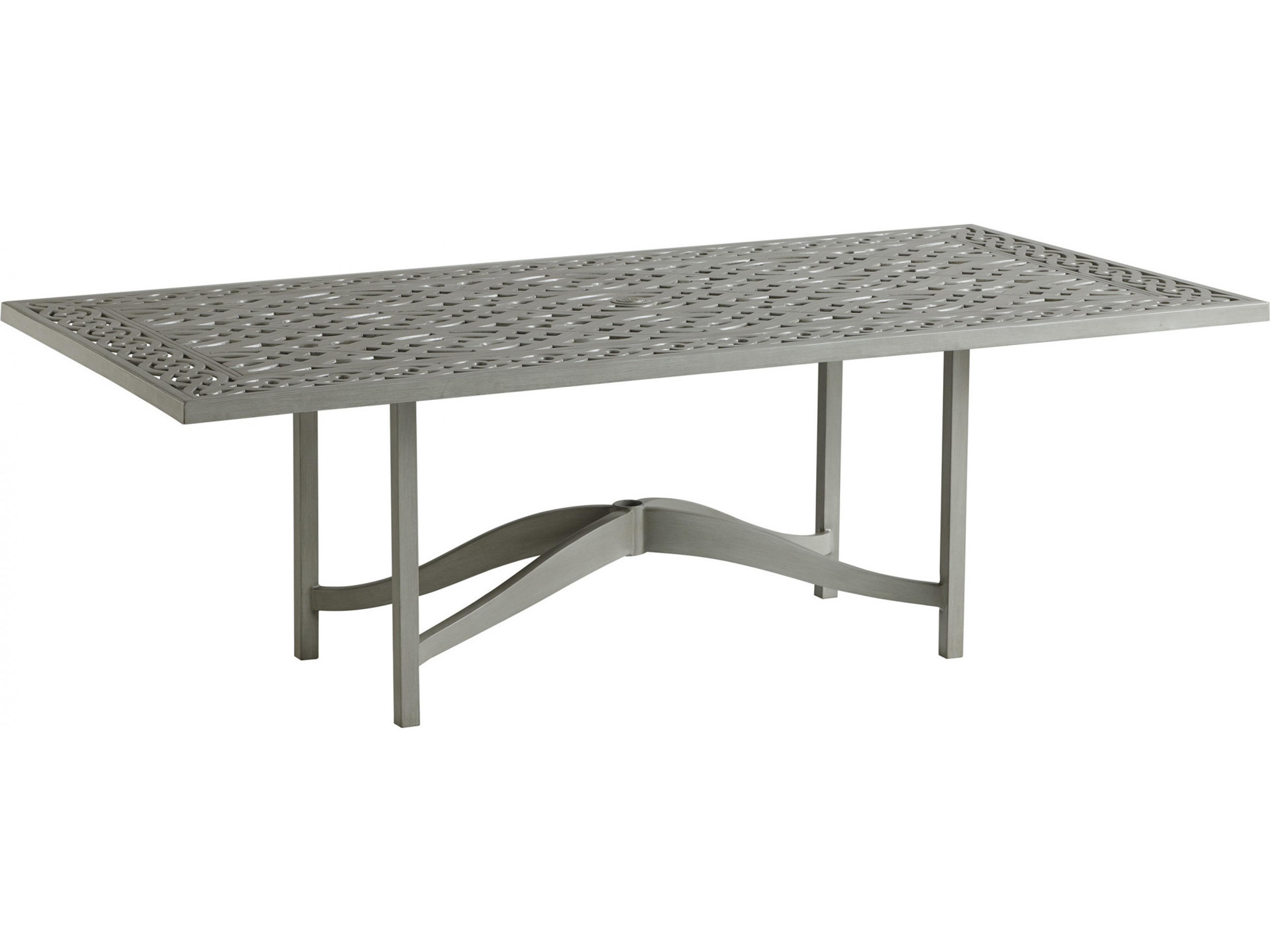 Silver Sands Aluminum Rectangular Dining Table Base