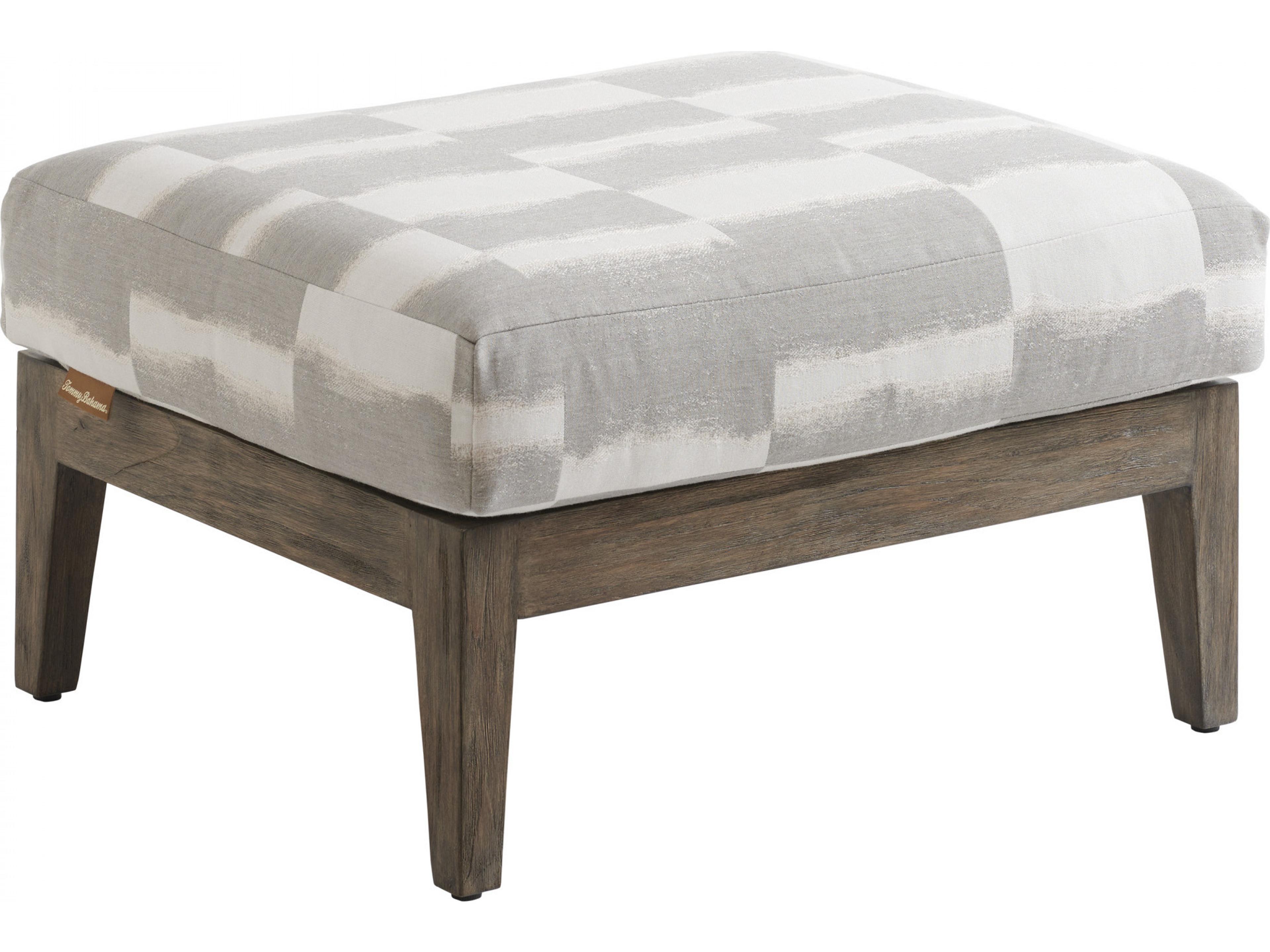 La Jolla Teak Ottoman