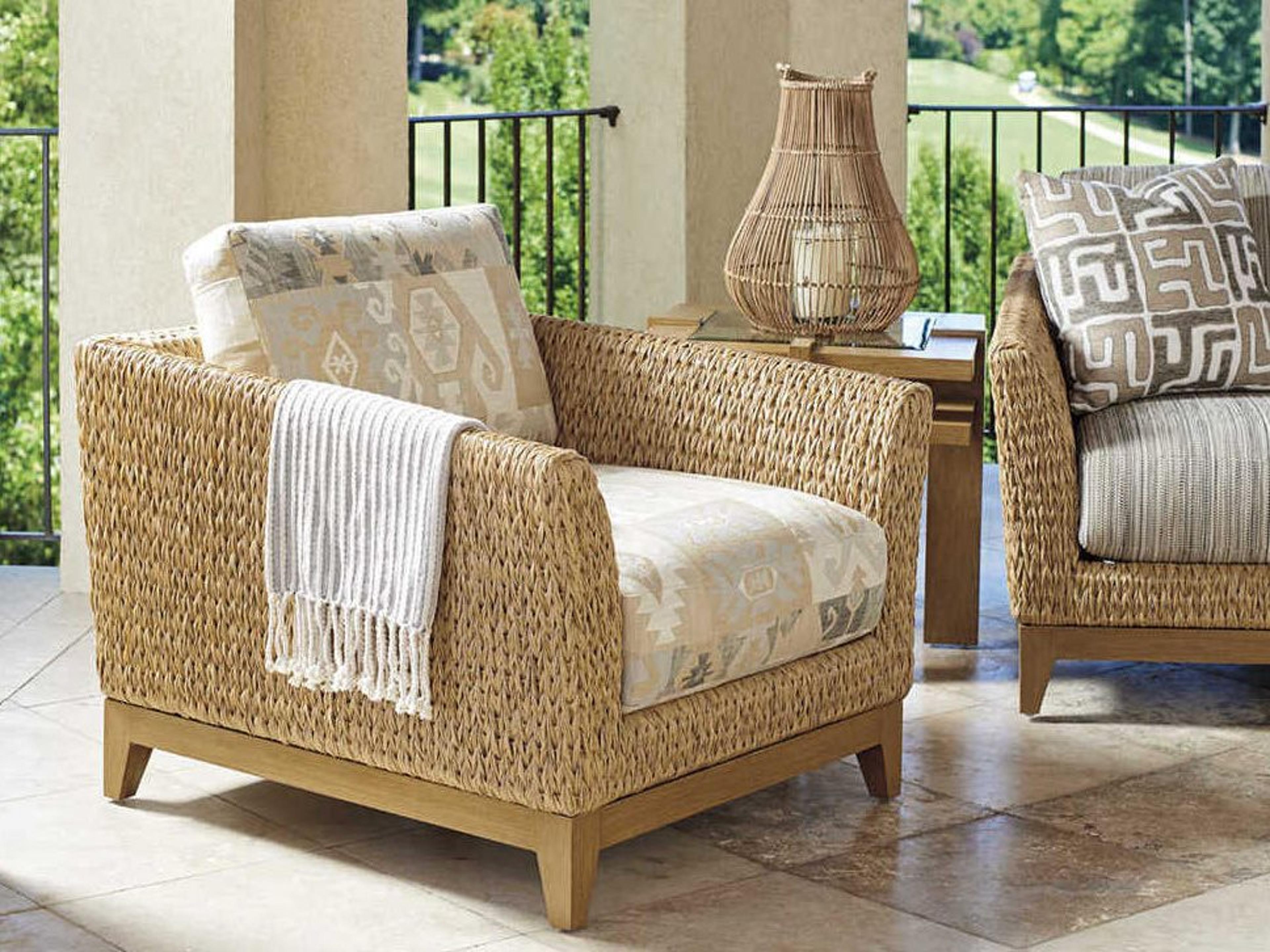Los Altos Valley View Wicker Cushion Lounge Set