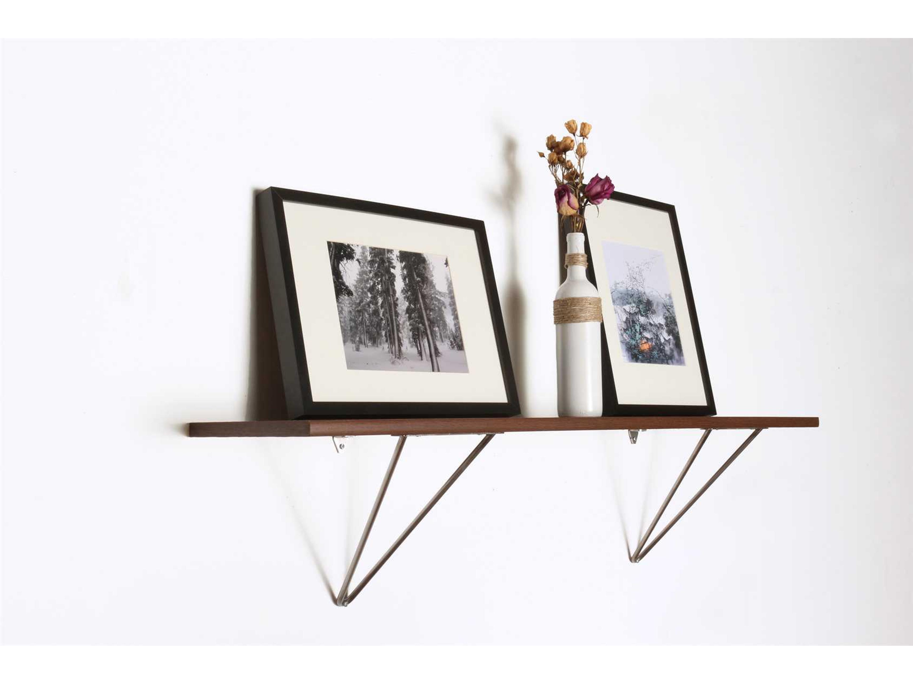 Tronk Design Adams Black 9" Shelf Brackets