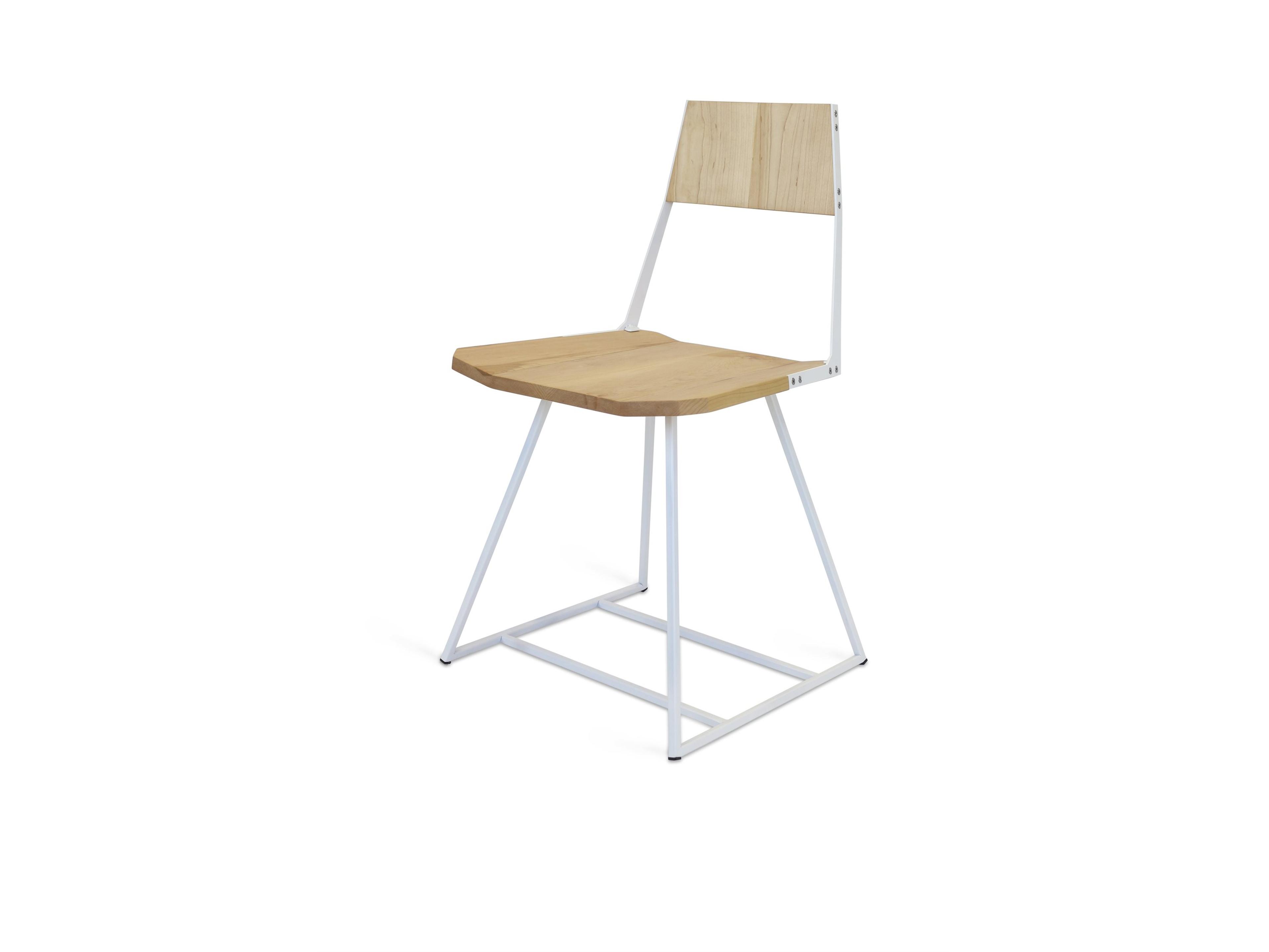 Clarke Collection Maple Wood Beige Side Dining Chair