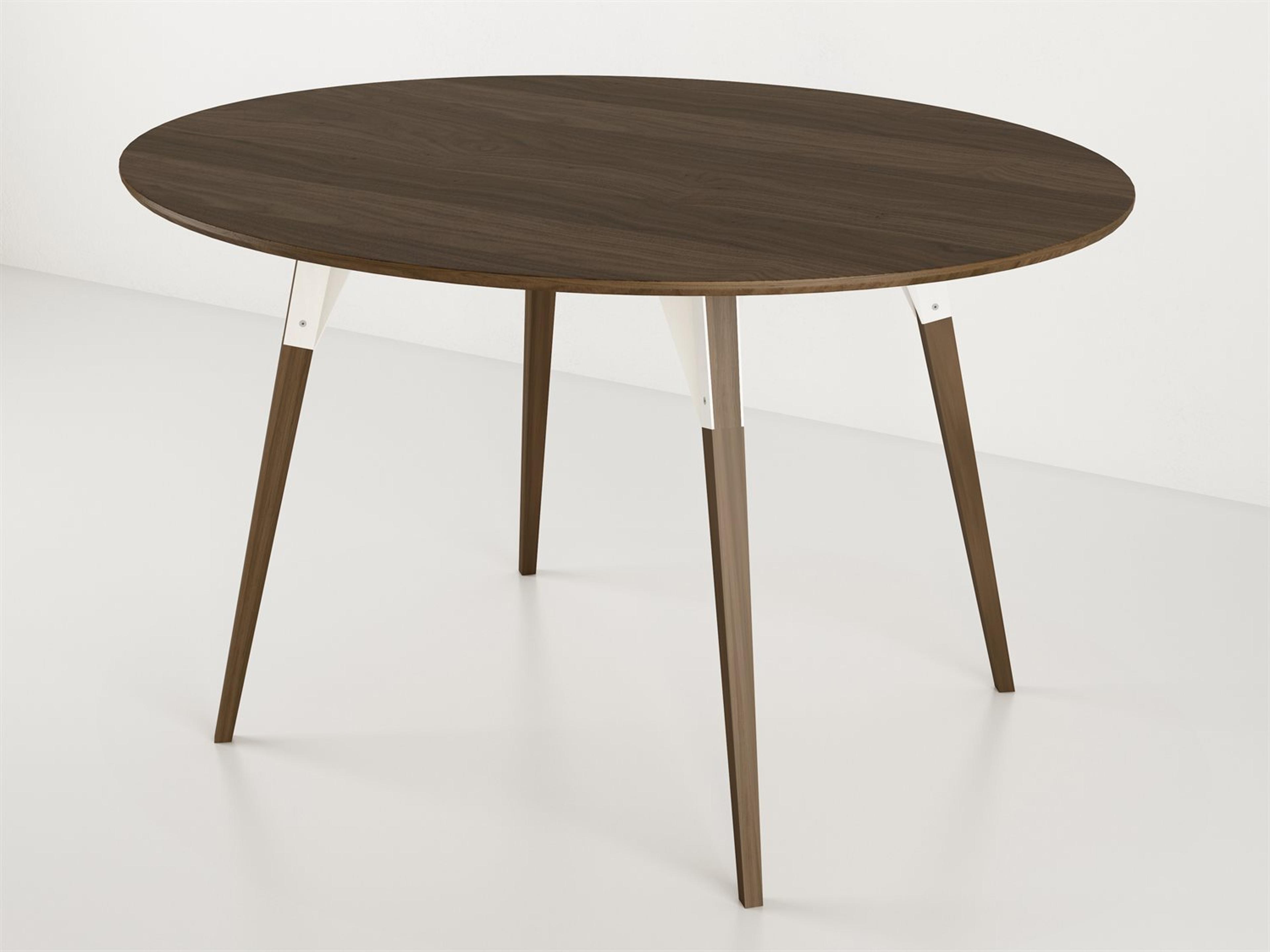 Tronk Design Clarke Collection Oval Wood White Dining Table