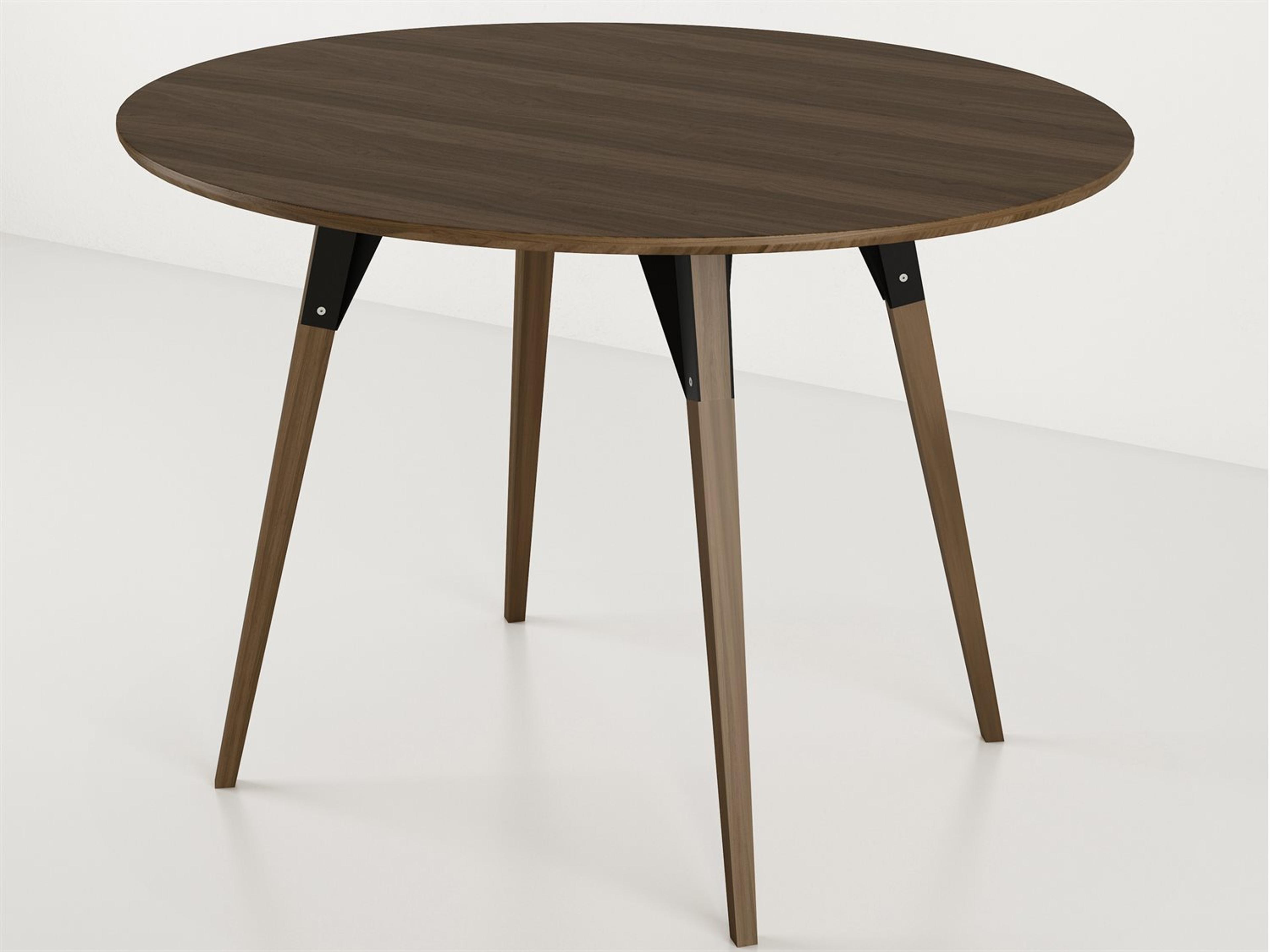 Tronk Design Clarke Collection Oval Wood Black Dining Table