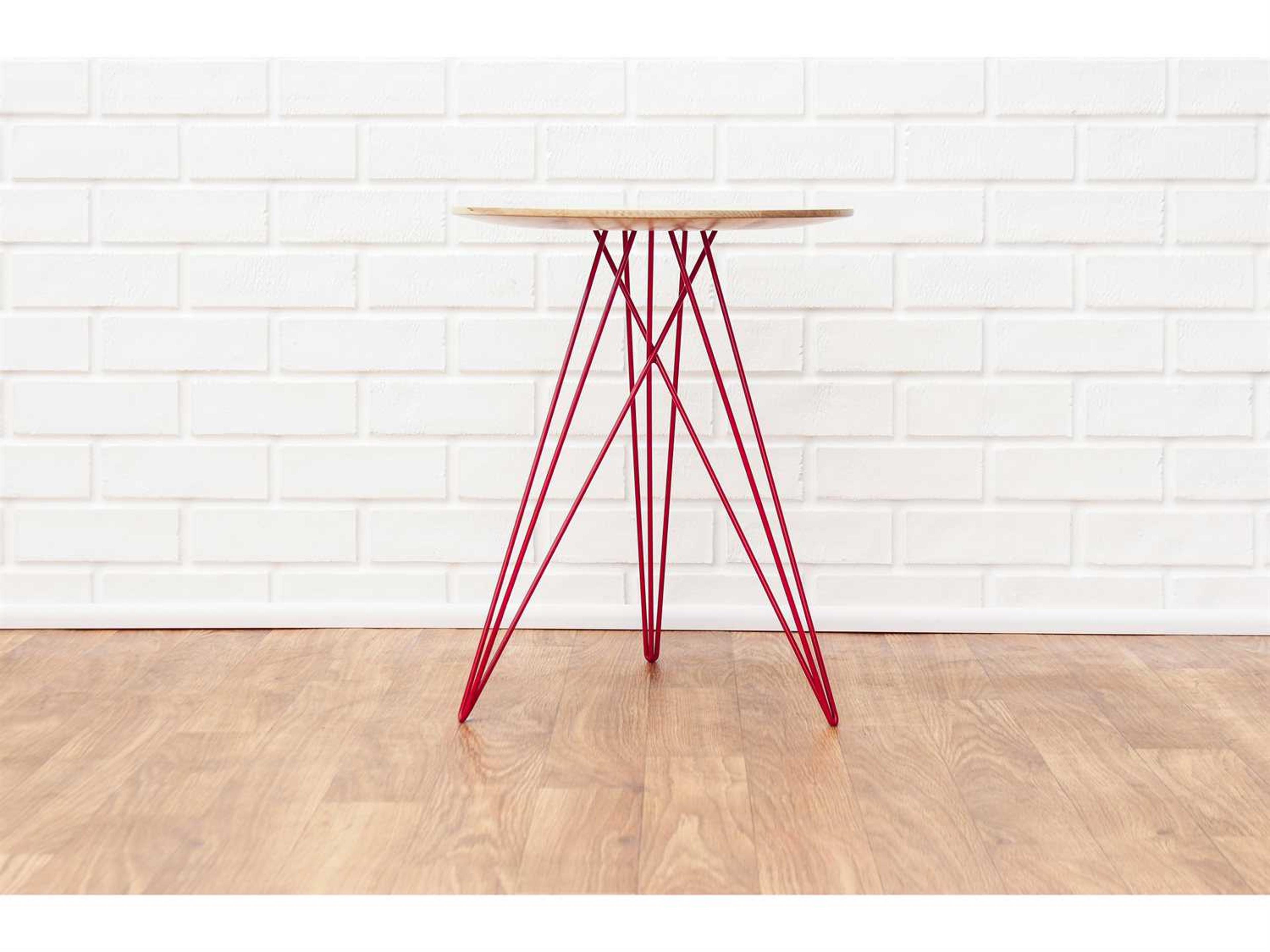 Tronk Design Hudson Round Wood End Table