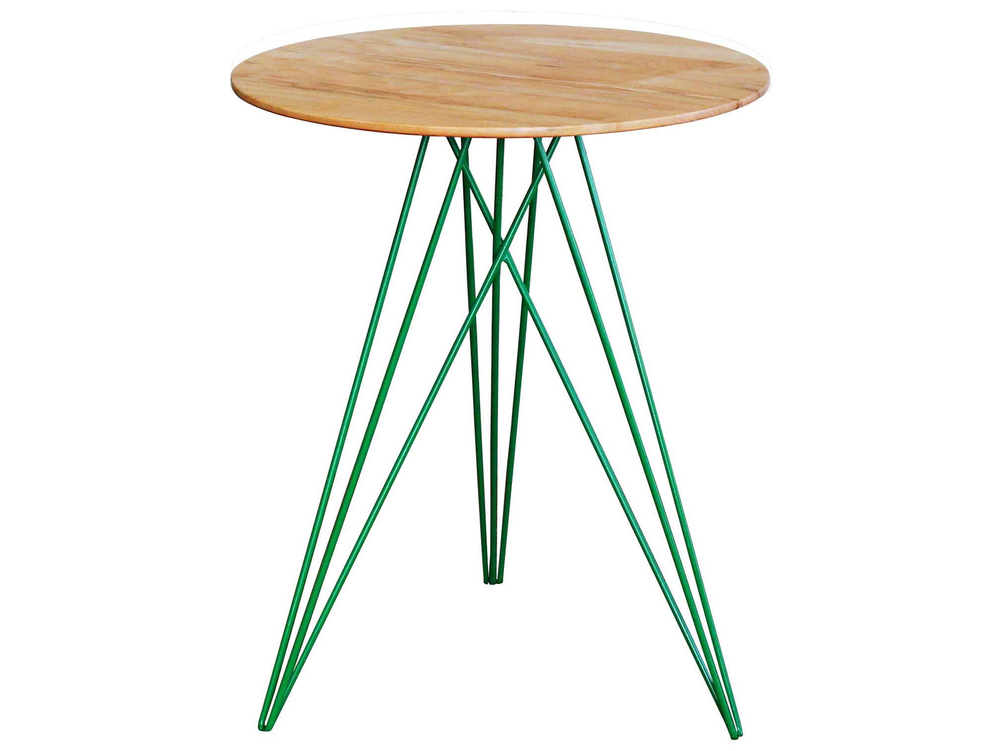 Tronk Design Hudson Round Wood End Table