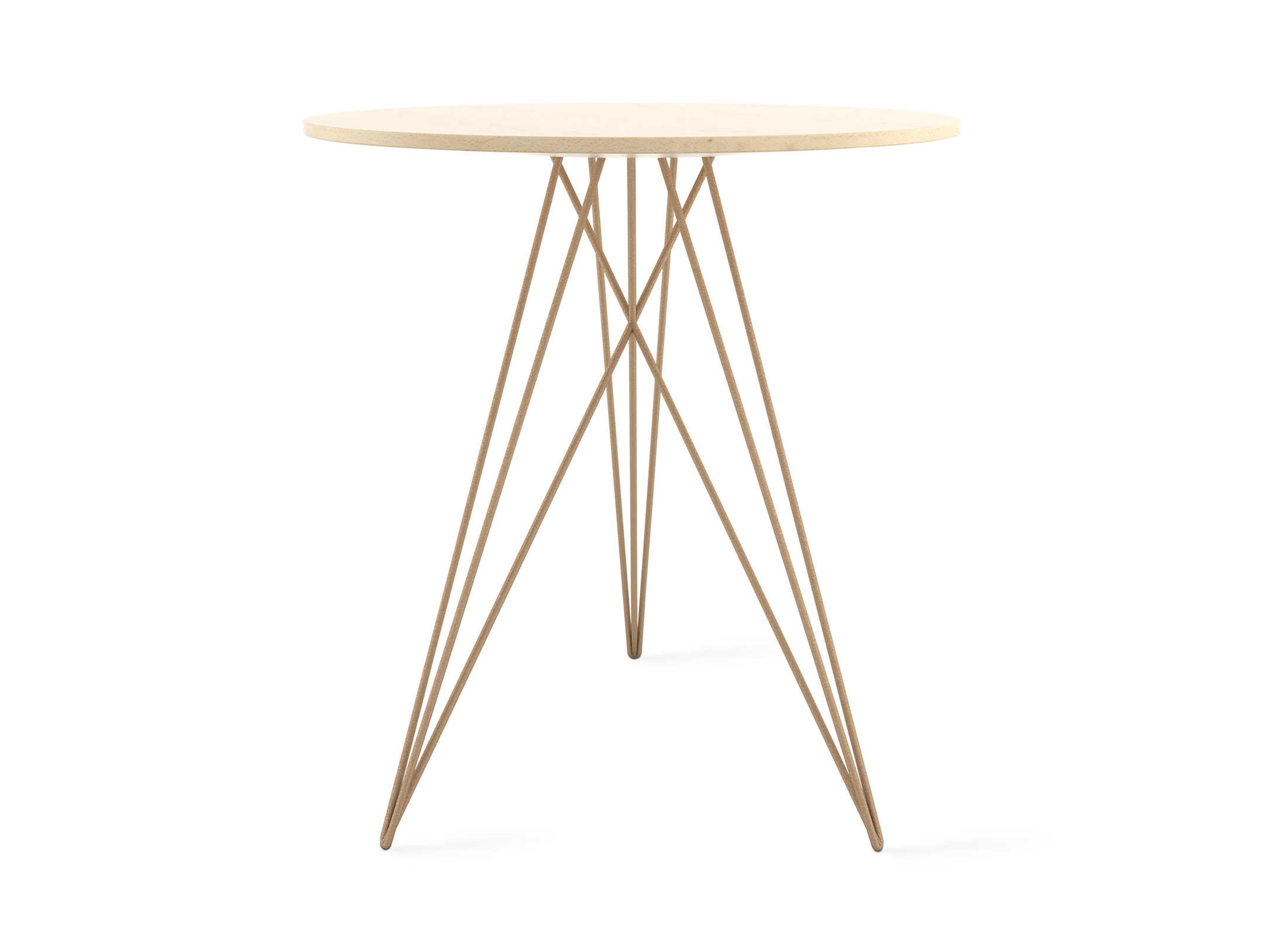 Tronk Design Hudson Round Wood End Table