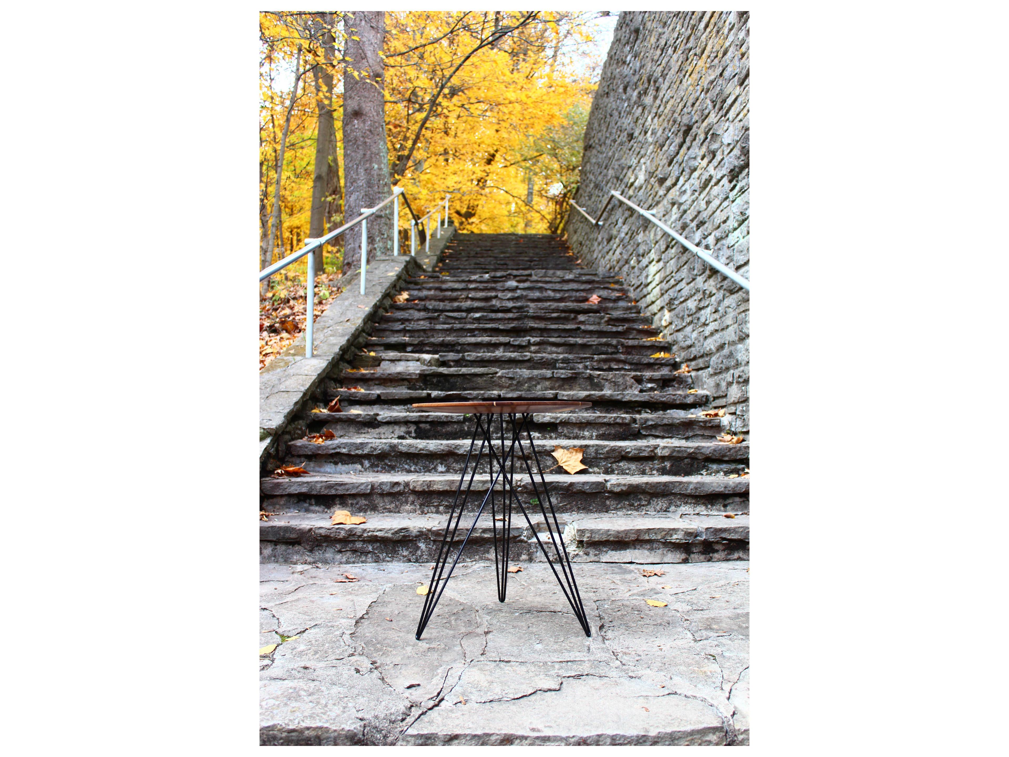 Tronk Design Hudson Round Wood End Table