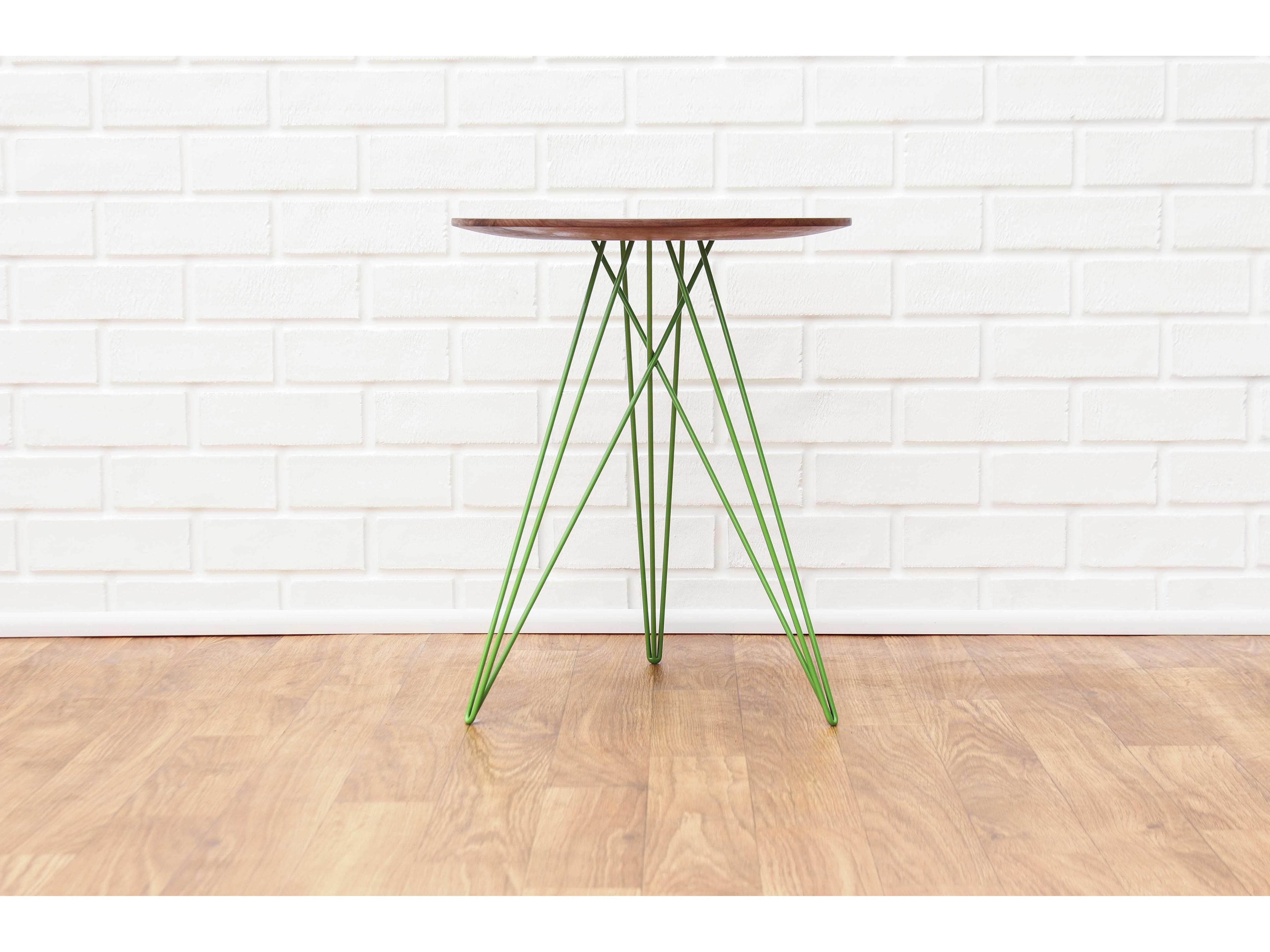 Tronk Design Hudson Round Wood End Table