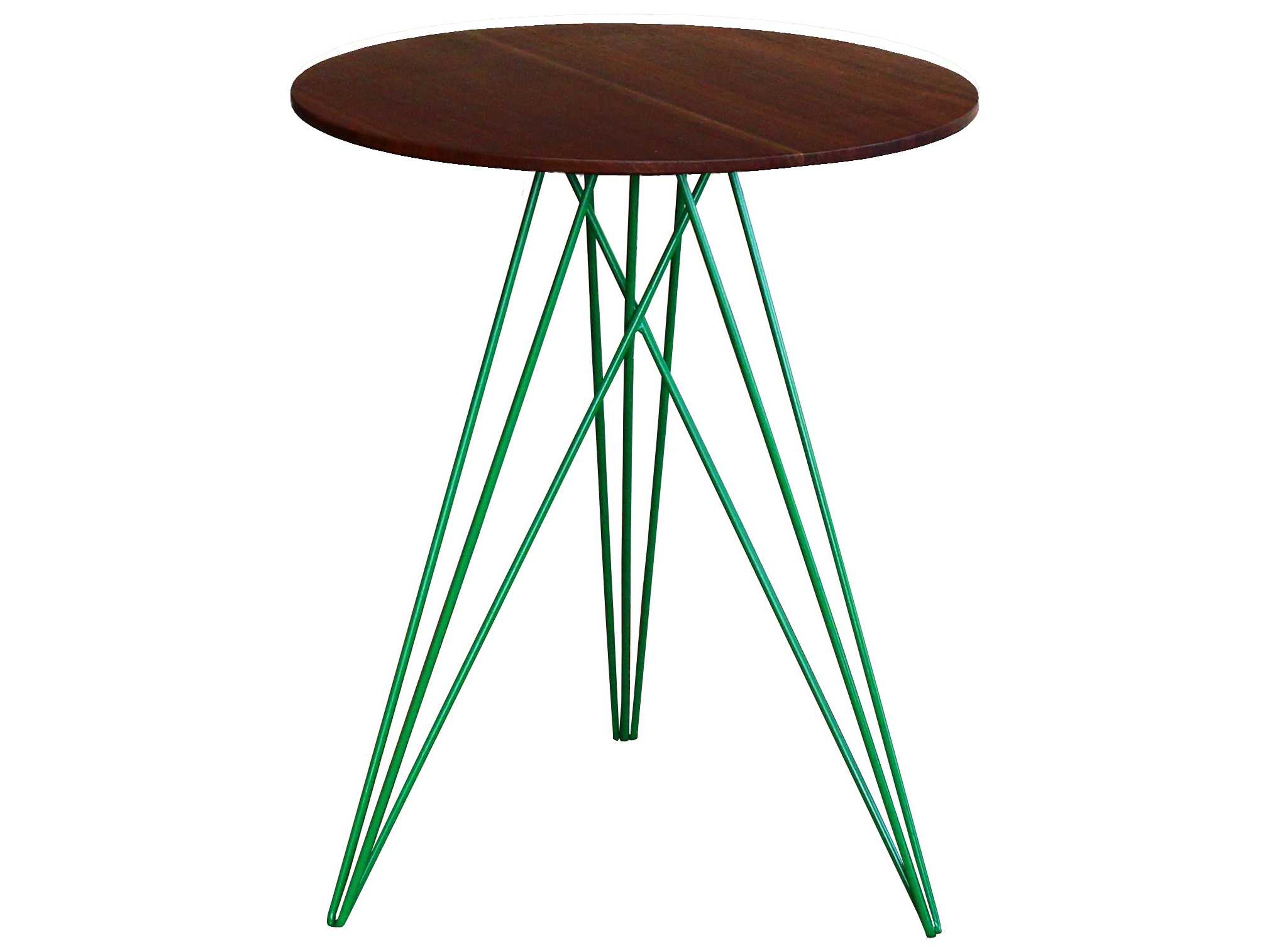 Tronk Design Hudson Round Wood End Table