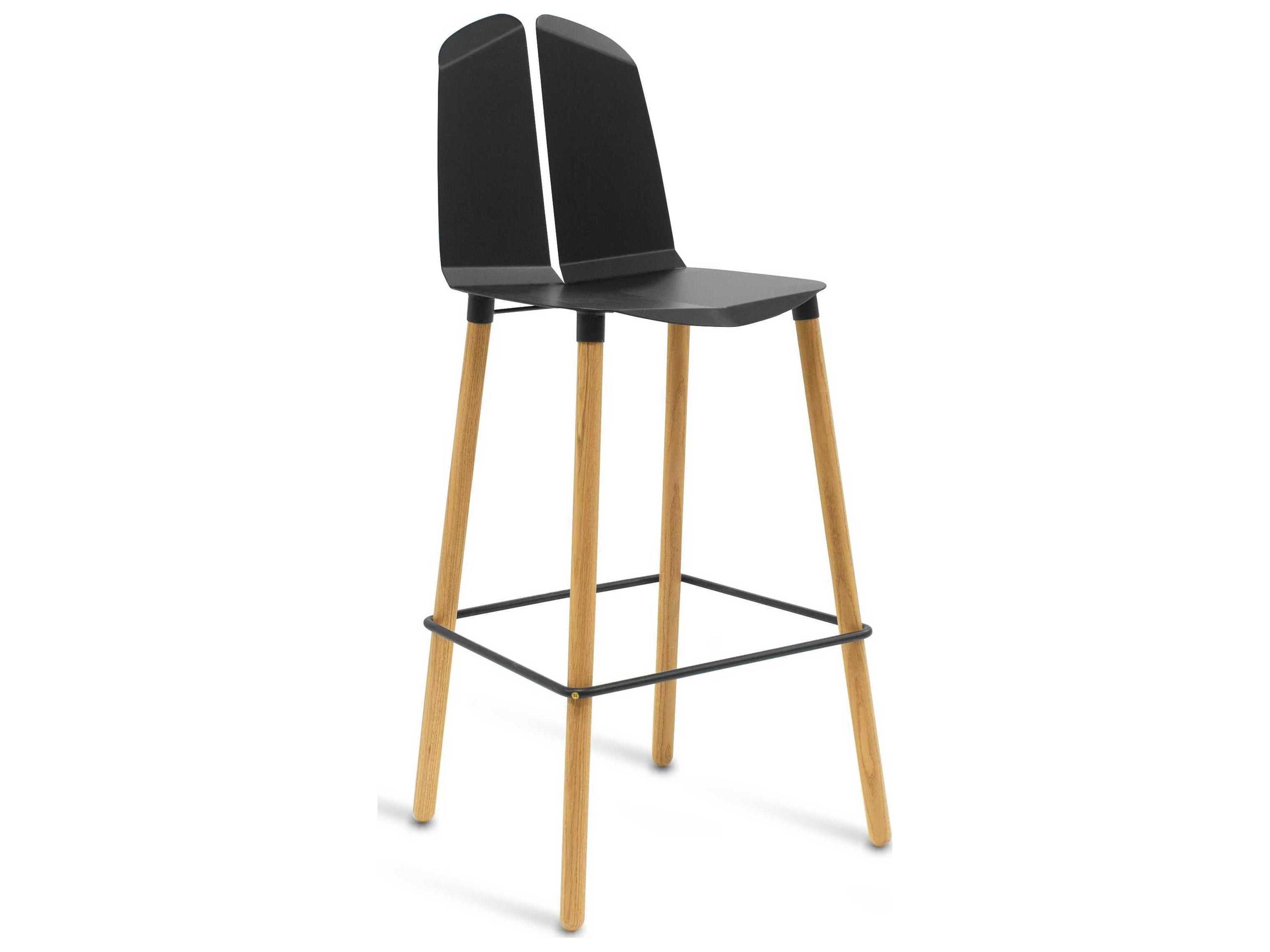 Noa Solid Wood Bar Stool