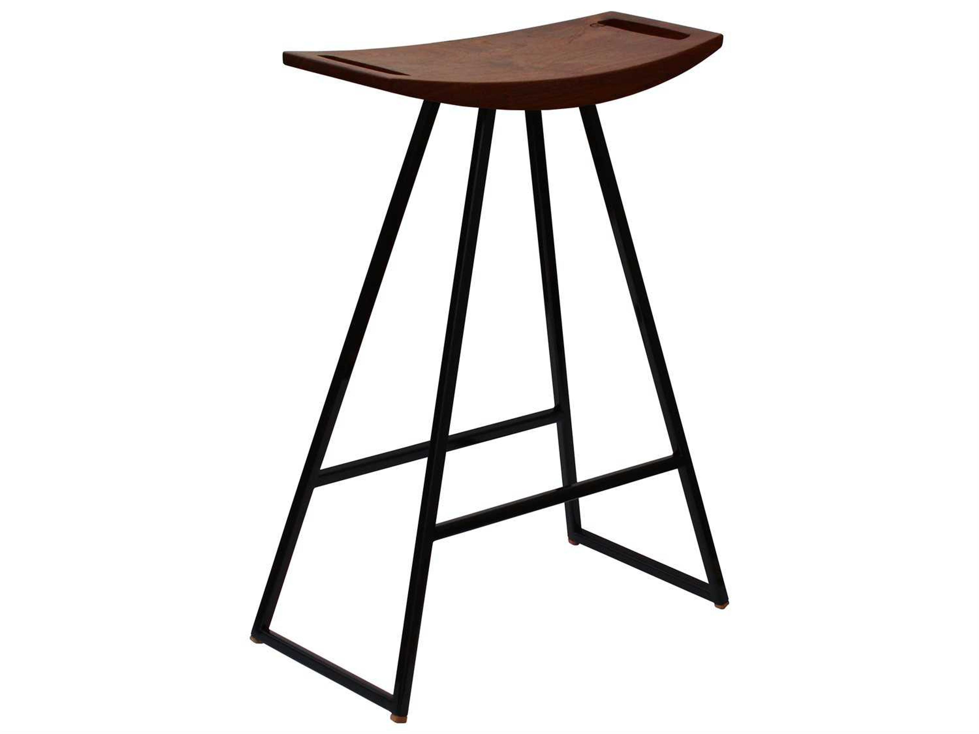 Tronk Design Robert Walnut Wood Counter Stool