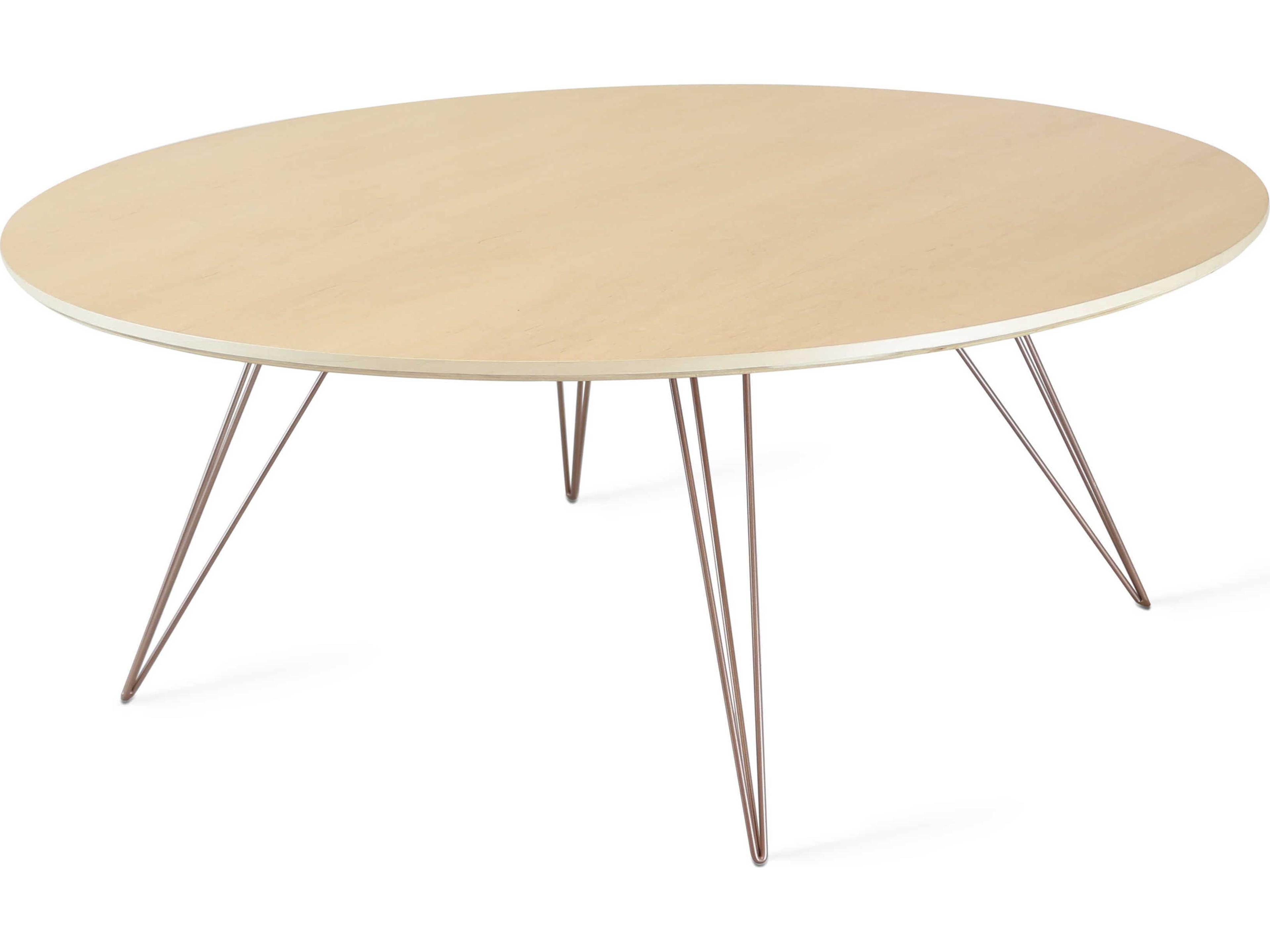 Tronk Design Williams Round Wood Coffee Table
