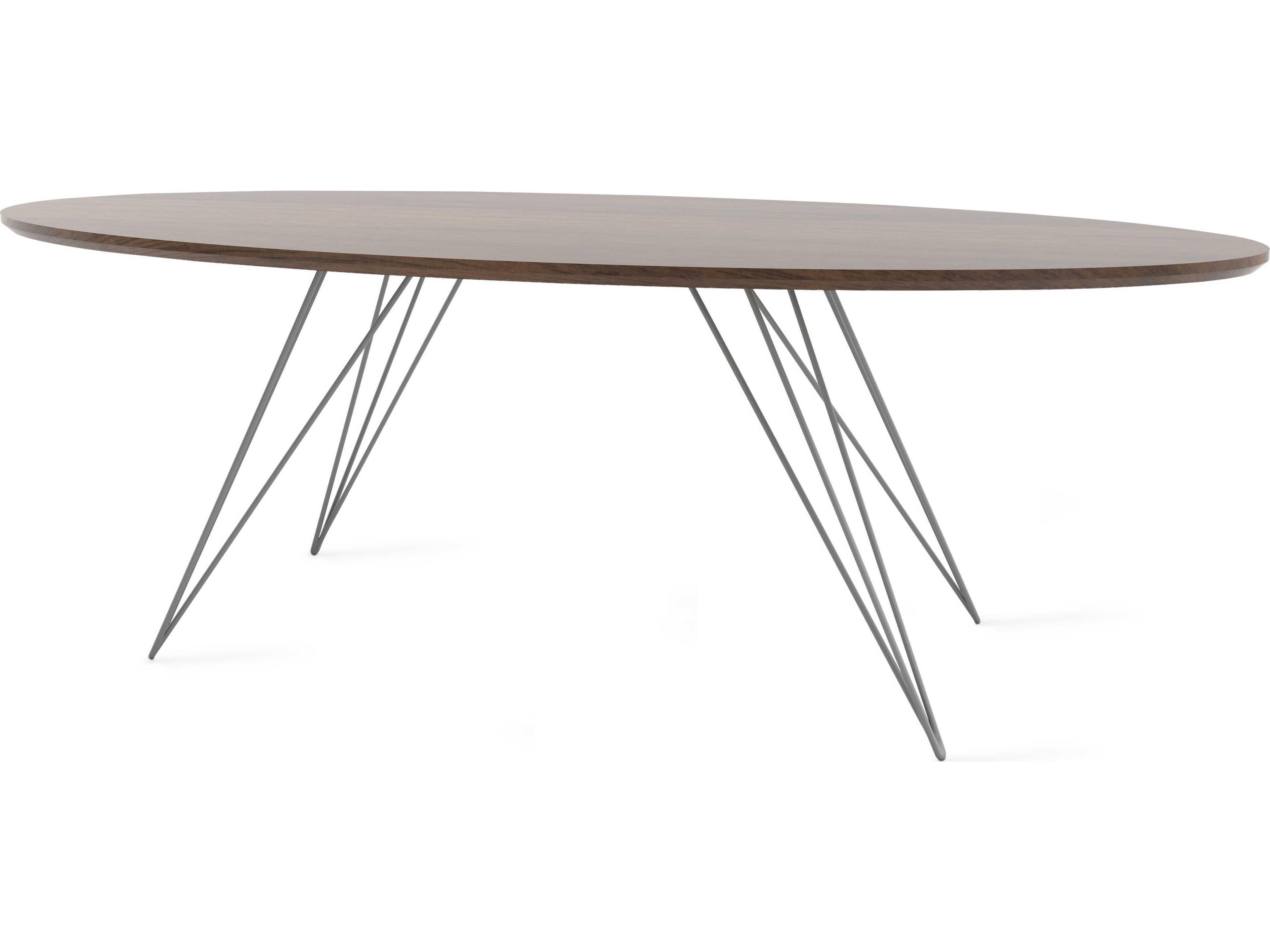 Tronk Design Williams Oval Wood Coffee Table