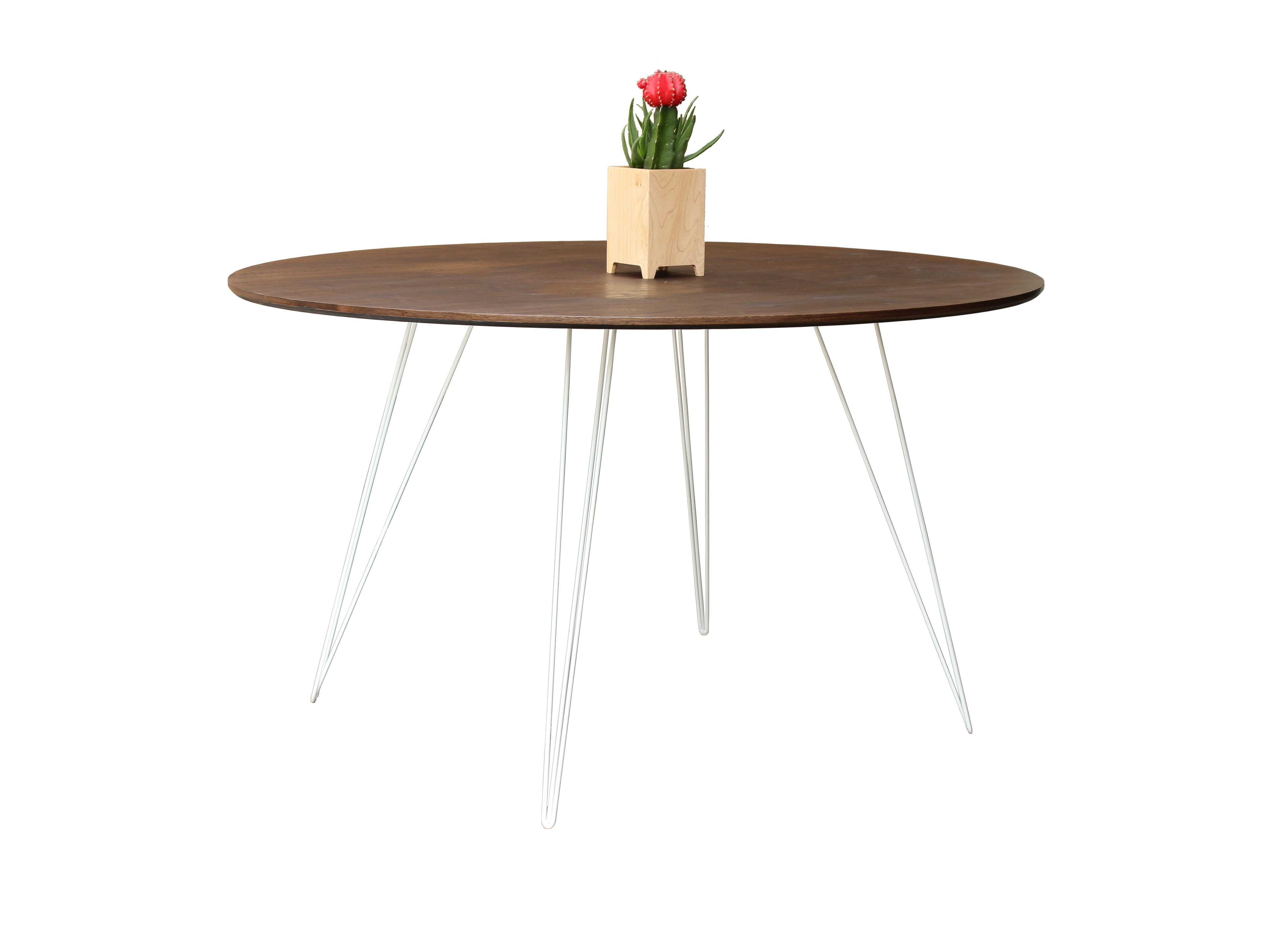 Tronk Design Williams Round Wood Dining Table