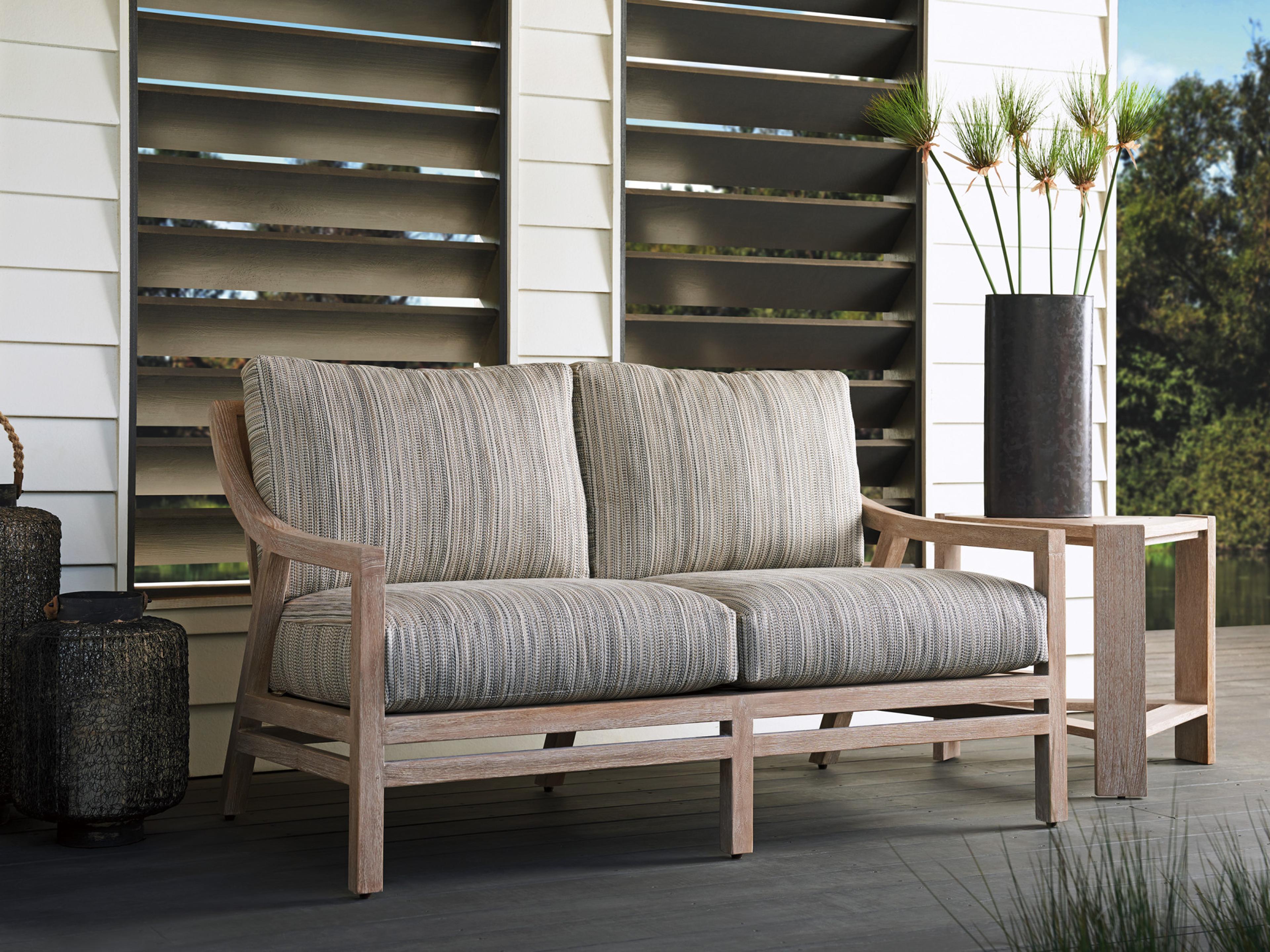 Stillwater Cove Teak Cushion Lounge Set