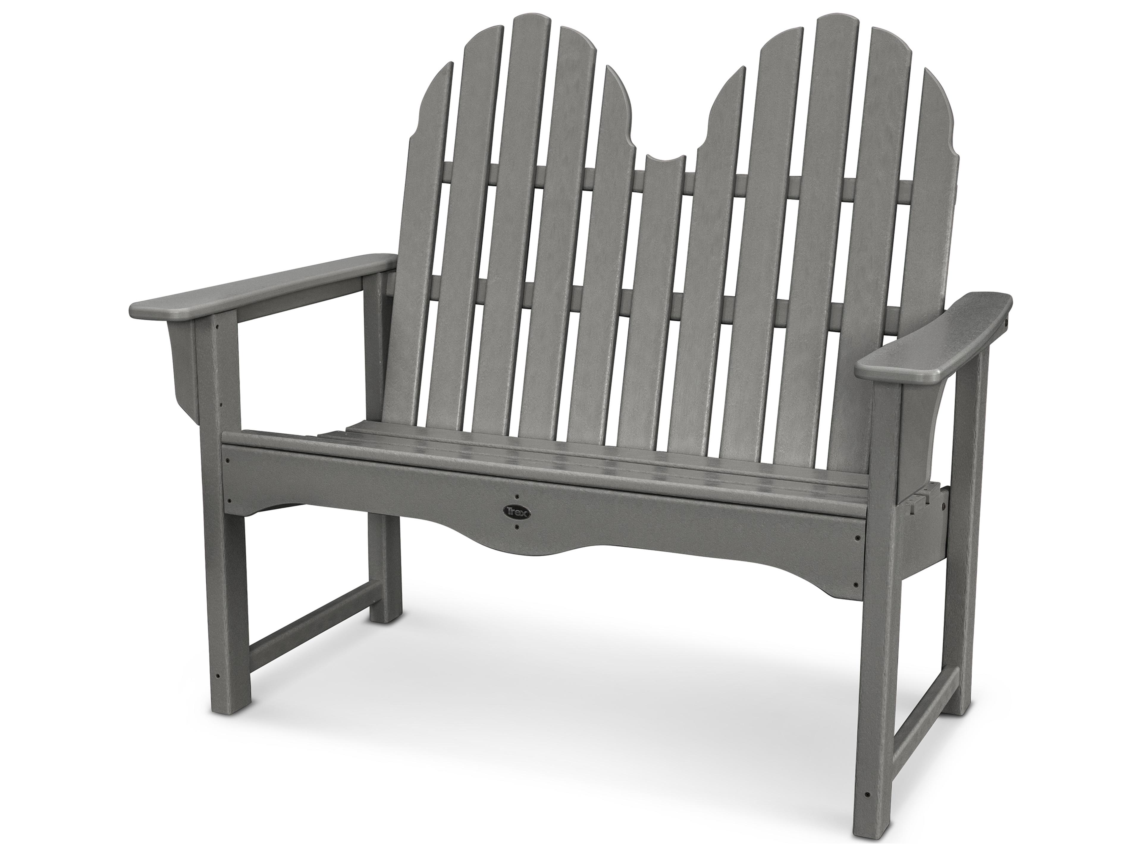 ® Outdoor Furniture™ Cape Cod Recycled Plastic Adirondack Bench