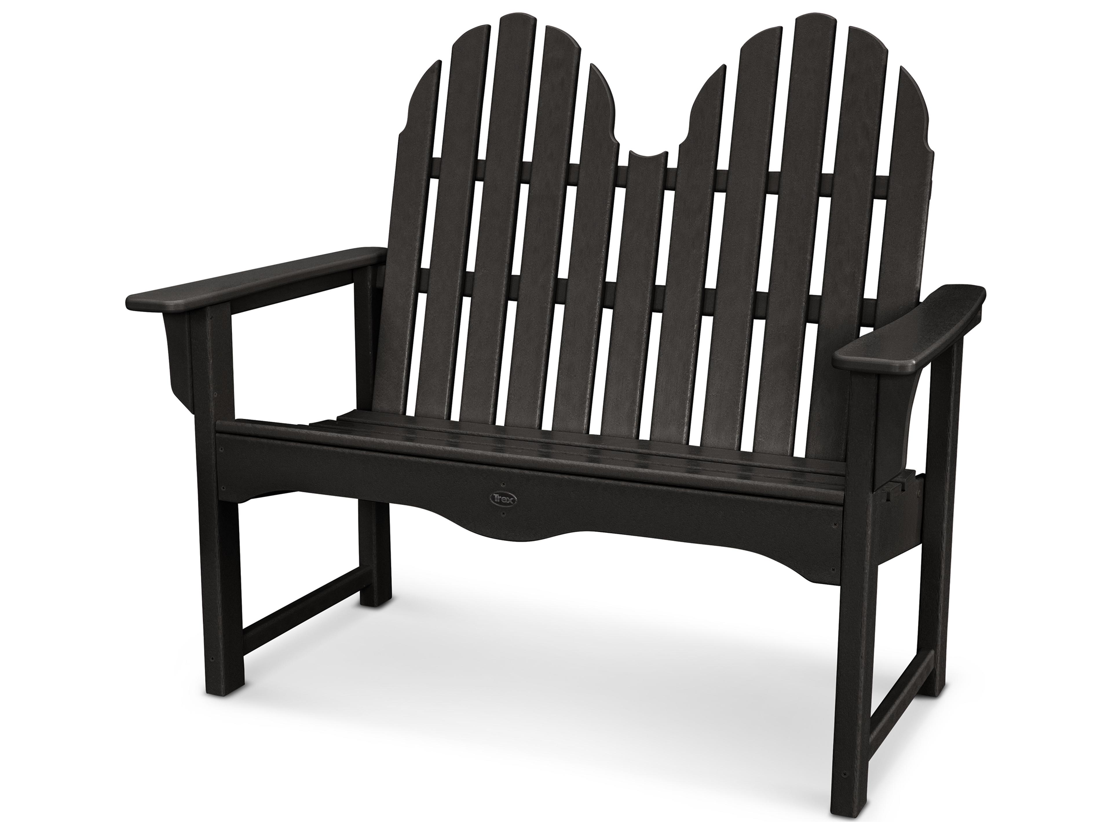 Trex® Outdoor Furniture™ Cape Cod Recycled Plastic Adirondack Bench