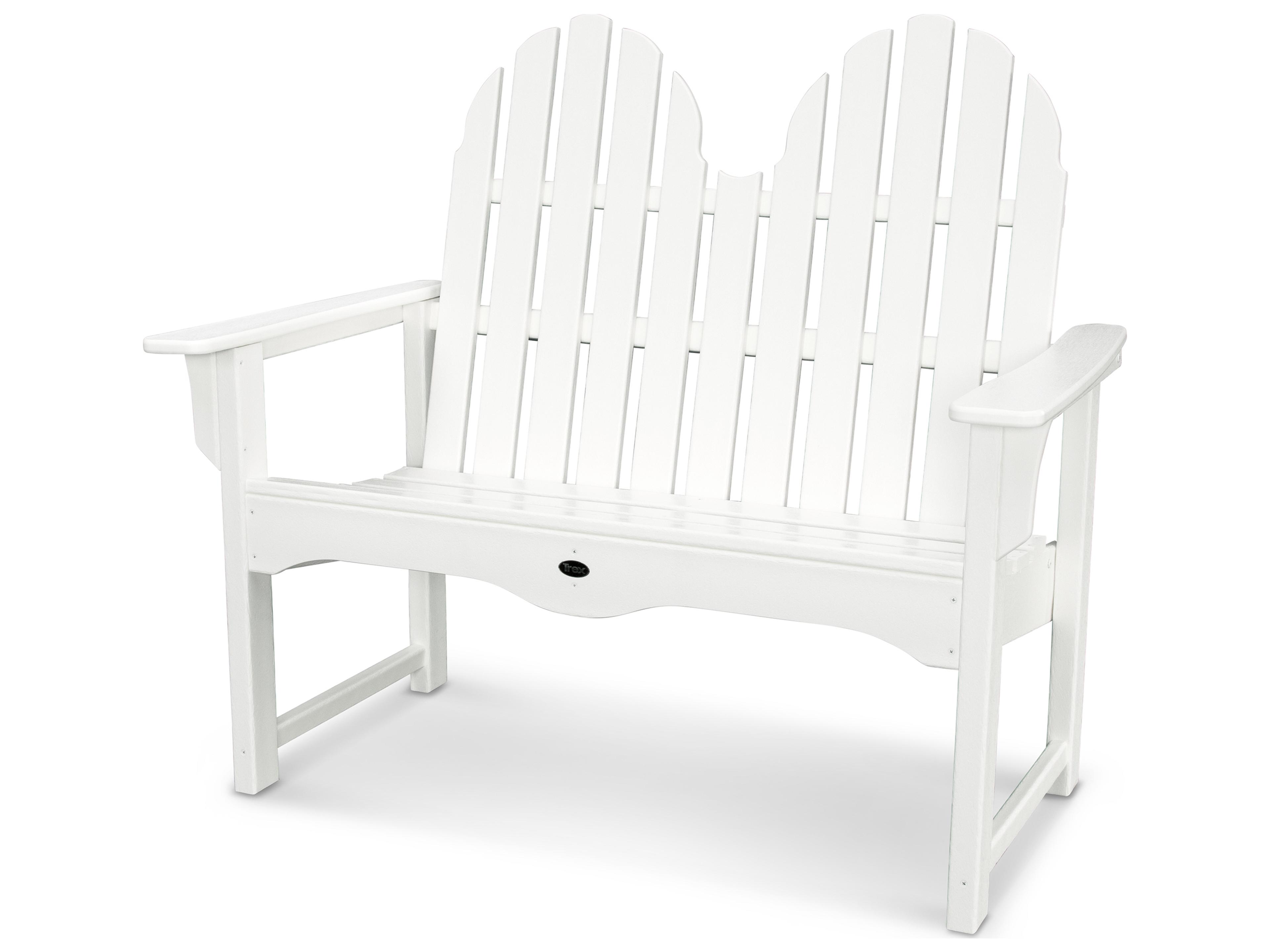 Trex® Outdoor Furniture™ Cape Cod Recycled Plastic Adirondack Bench