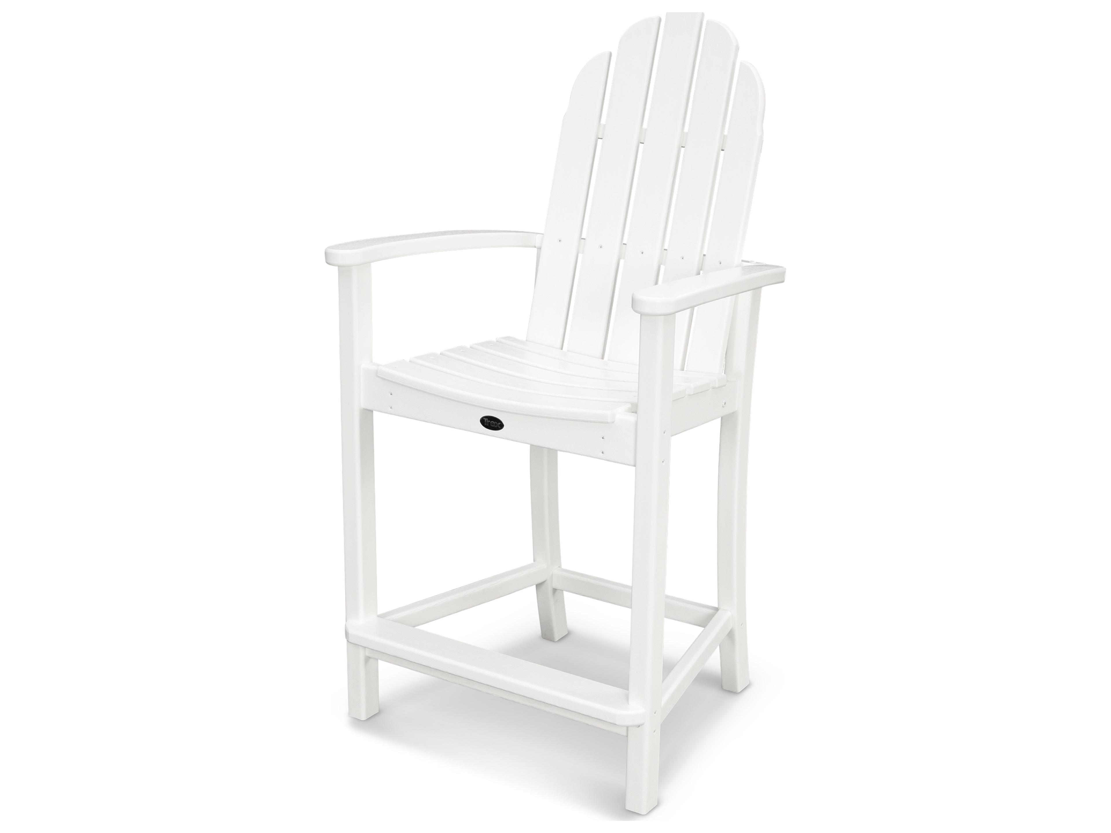 ® Outdoor Furniture™ Cape Cod Recycled Plastic Adirondack Counter Chair