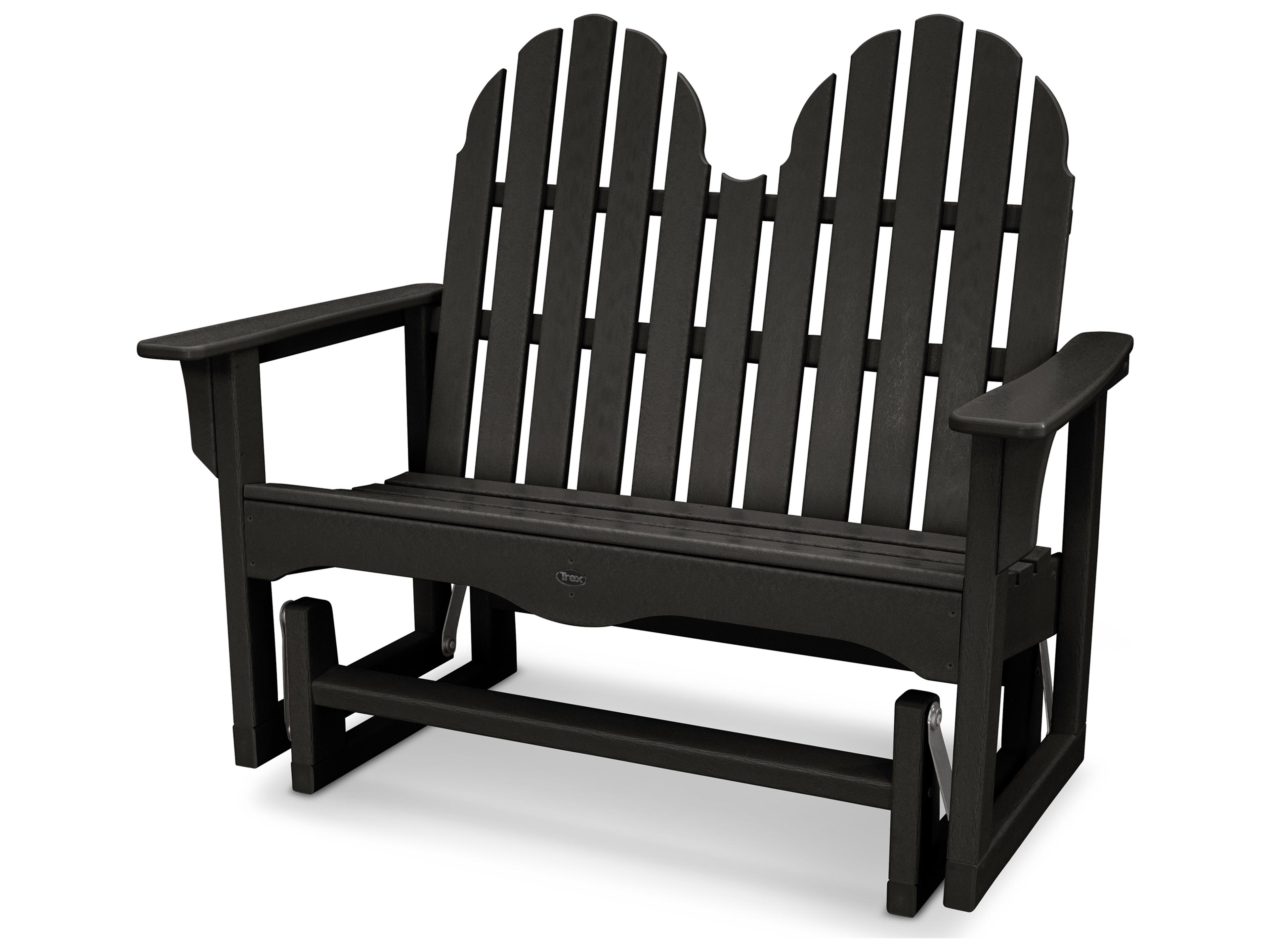 ® Outdoor Furniture™ Cape Cod Recycled Plastic Adirondack Glider