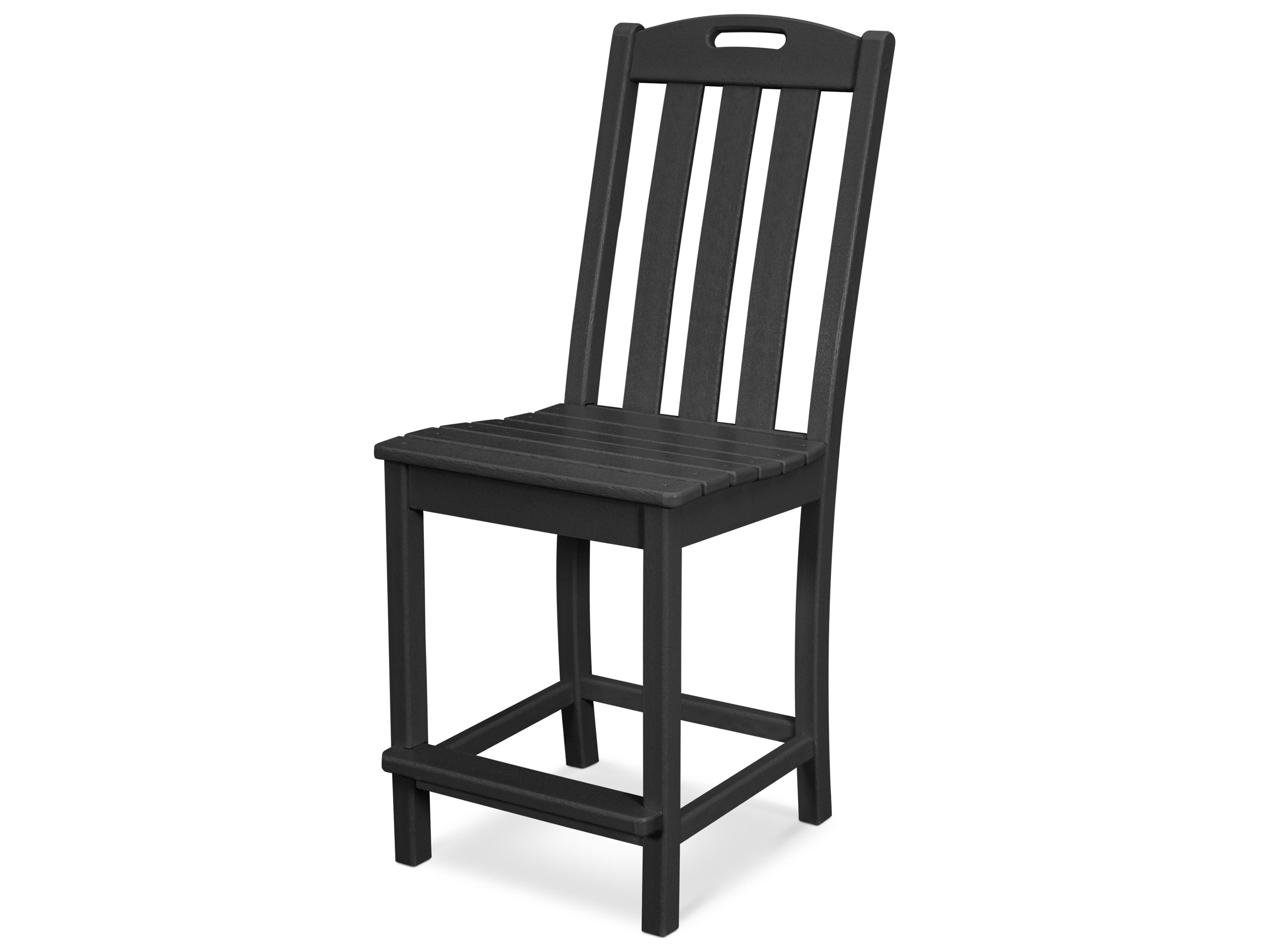 ® Outdoor Furniture™ Yacht Club Recycled Plastic Counter Side Chair