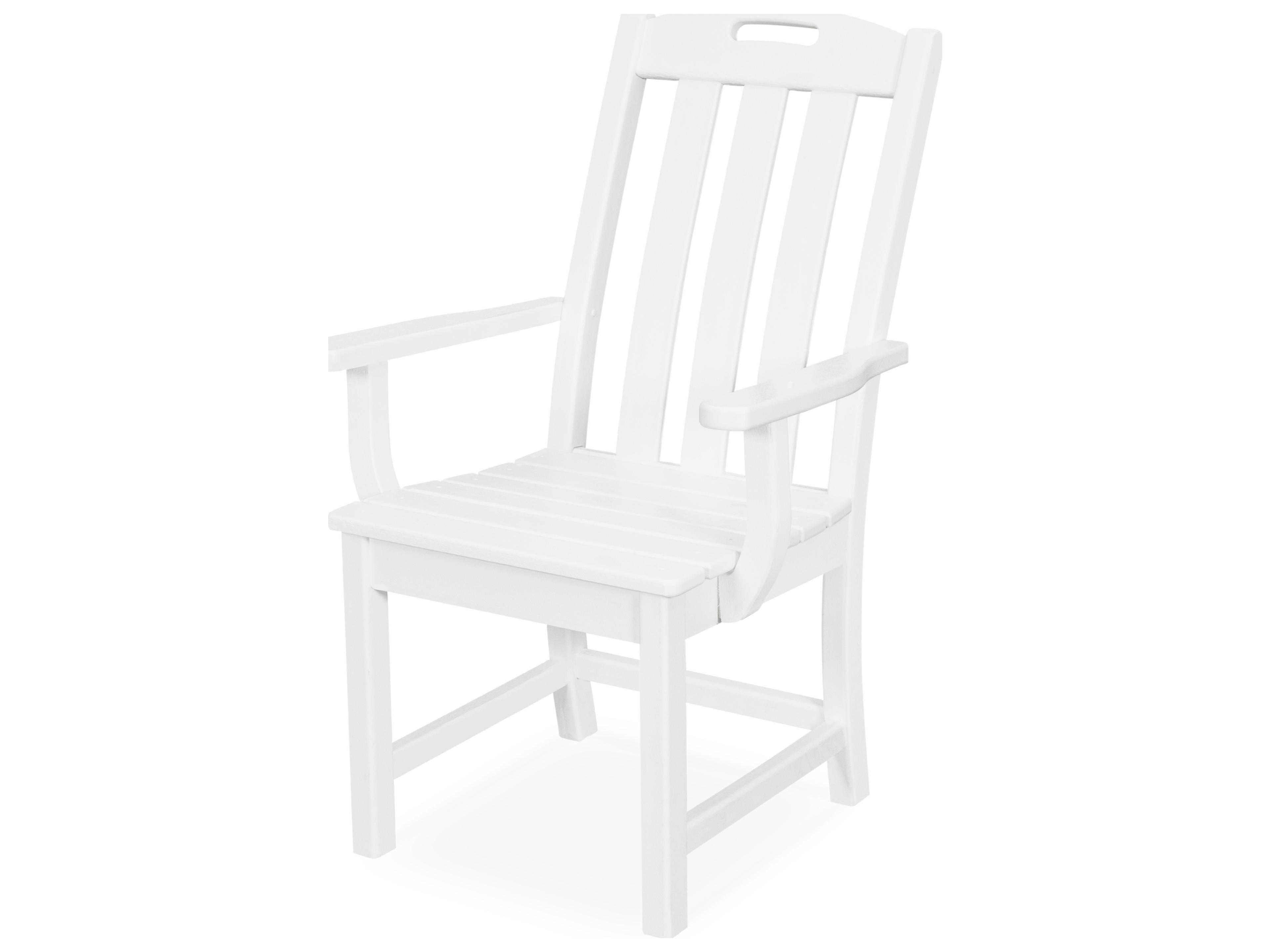 Trex® Outdoor Furniture™ Yacht Club Recycled Plastic Dining Arm Chair