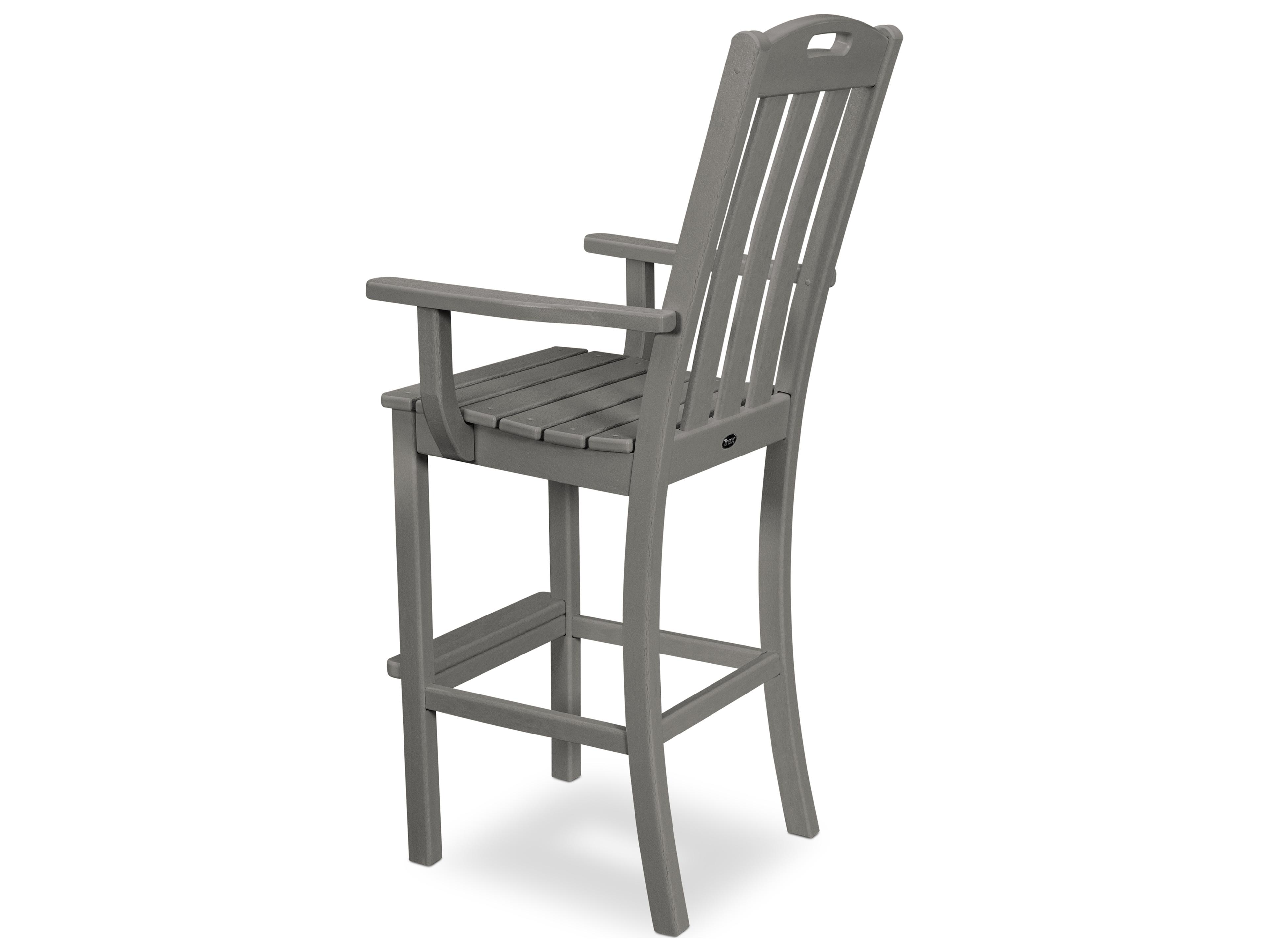 Trex® Outdoor Furniture™ Yacht Club Recycled Plastic Bar Arm Chair