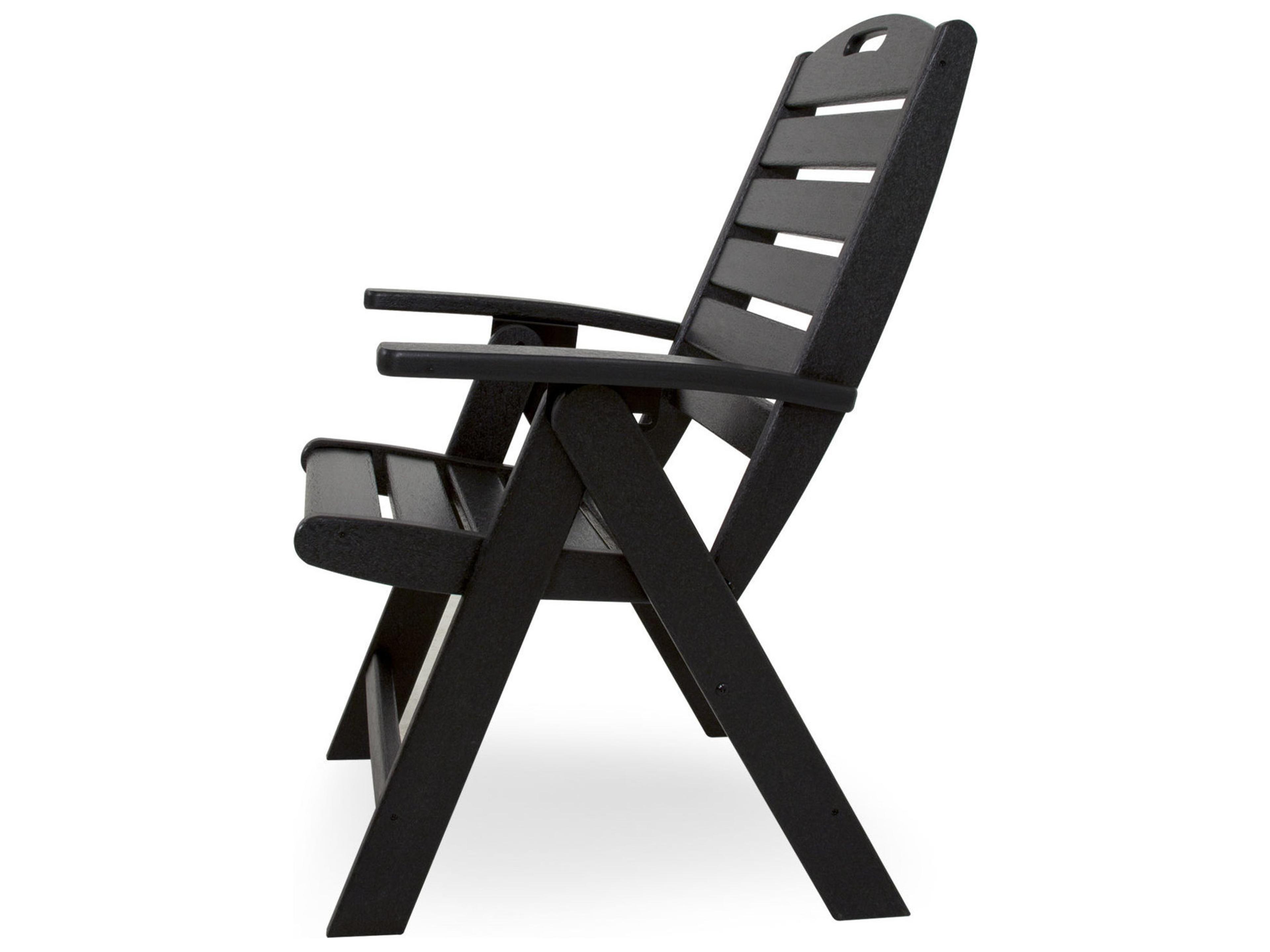 Trex® Outdoor Furniture™ Yacht Club Recycled Plastic Highback Dining Arm Chair