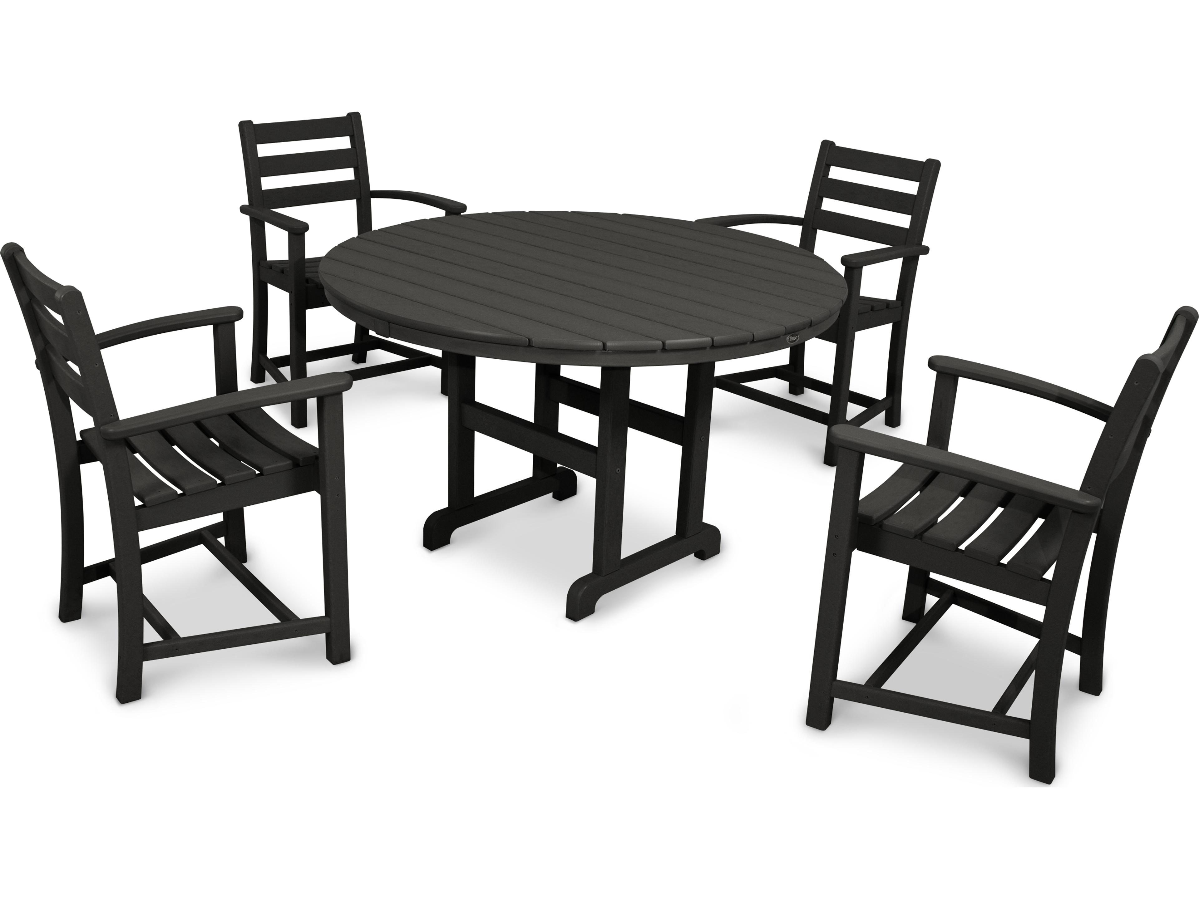 ® Outdoor Furniture™ Monterey Bay Recycled Plastic 5 Piece Dining Set