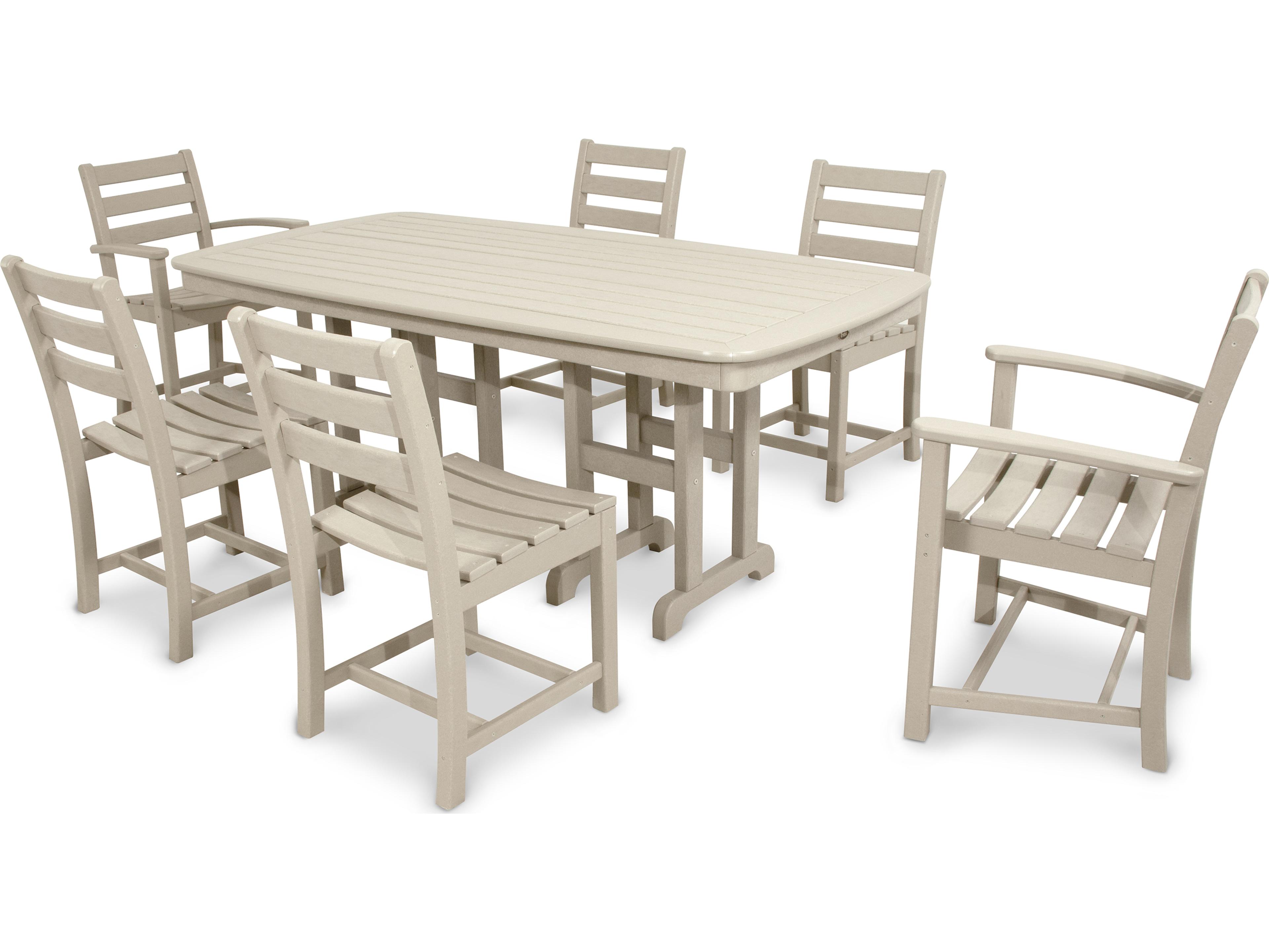 Trex® Outdoor Furniture™ Monterey Bay Recycled Plastic 7 Piece Dining Set