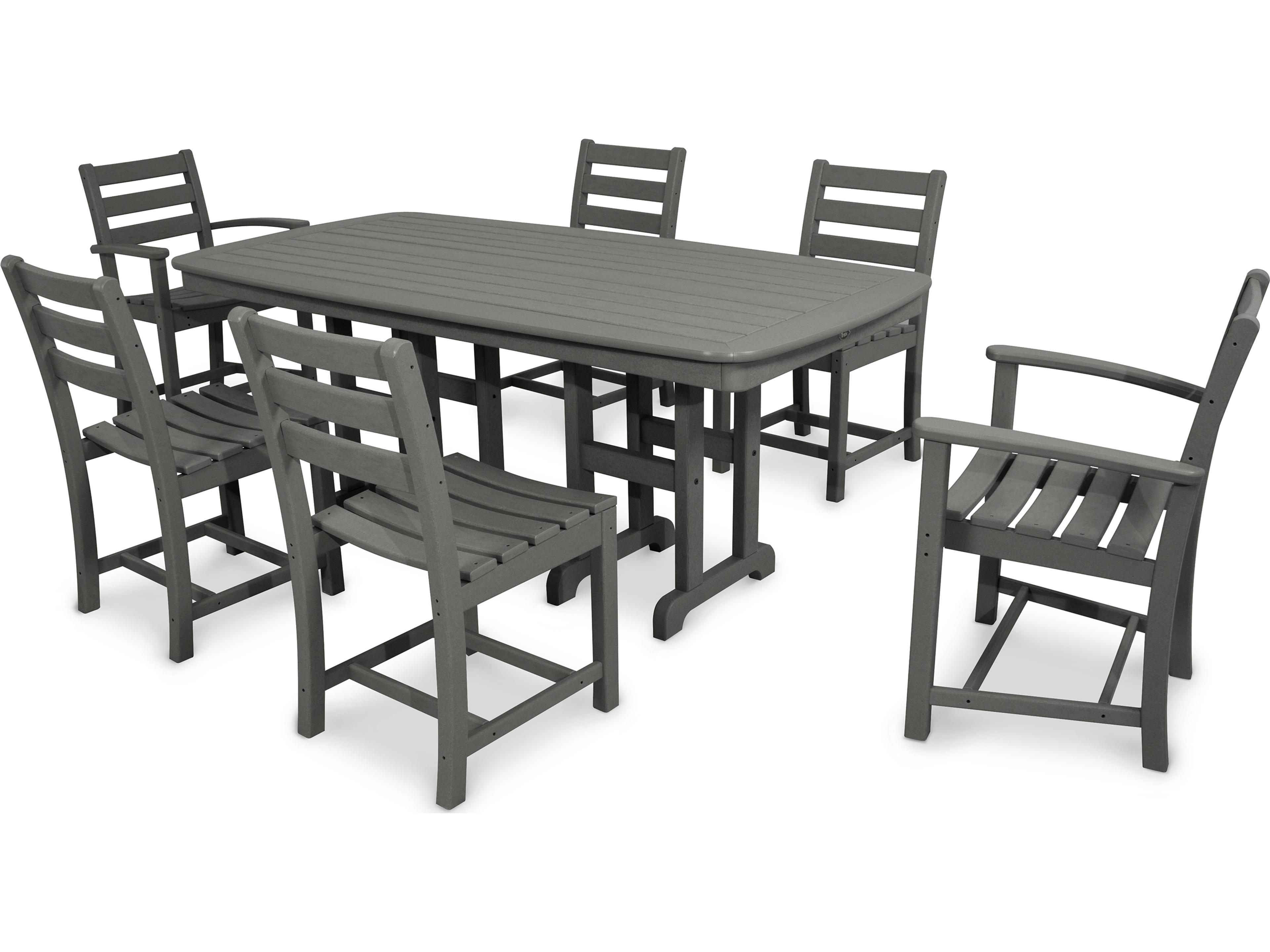 Trex® Outdoor Furniture™ Monterey Bay Recycled Plastic 7 Piece Dining Set