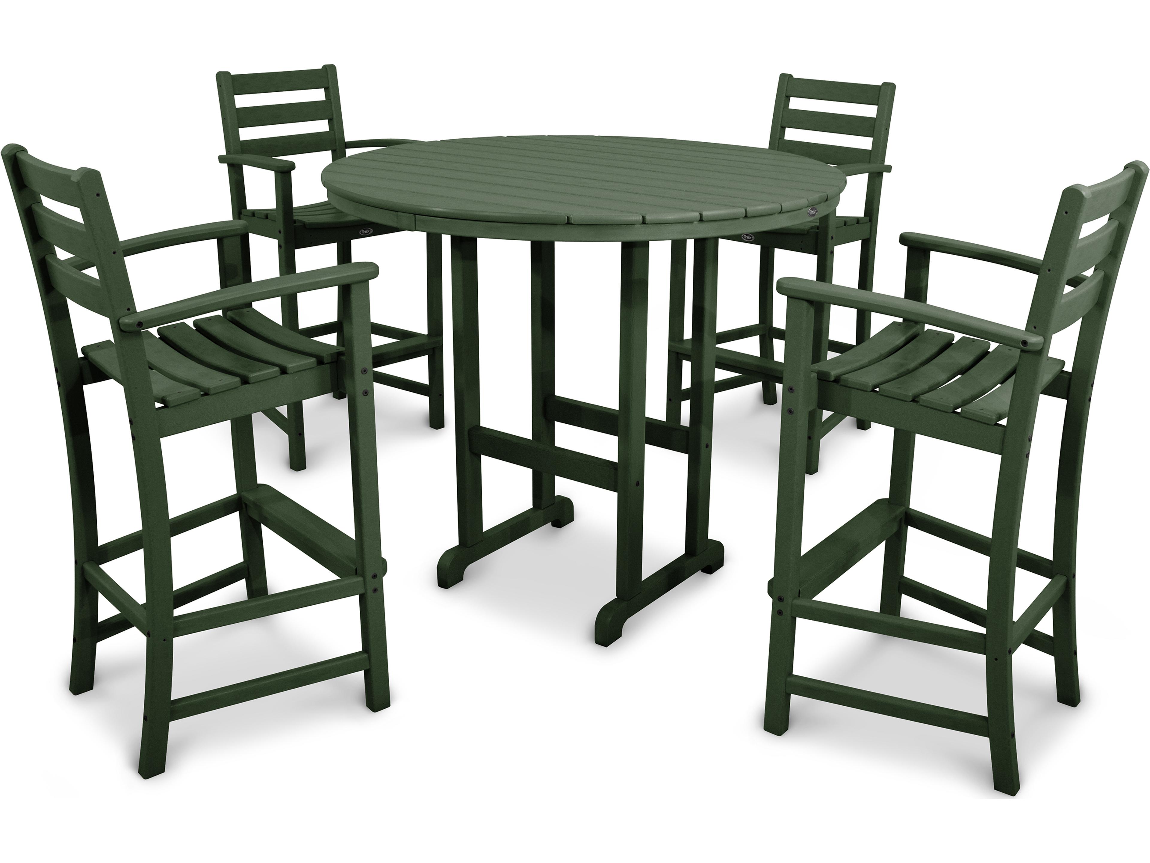 Trex® Outdoor Furniture™ Monterey Bay Recycled Plastic 5 Piece Bar Set