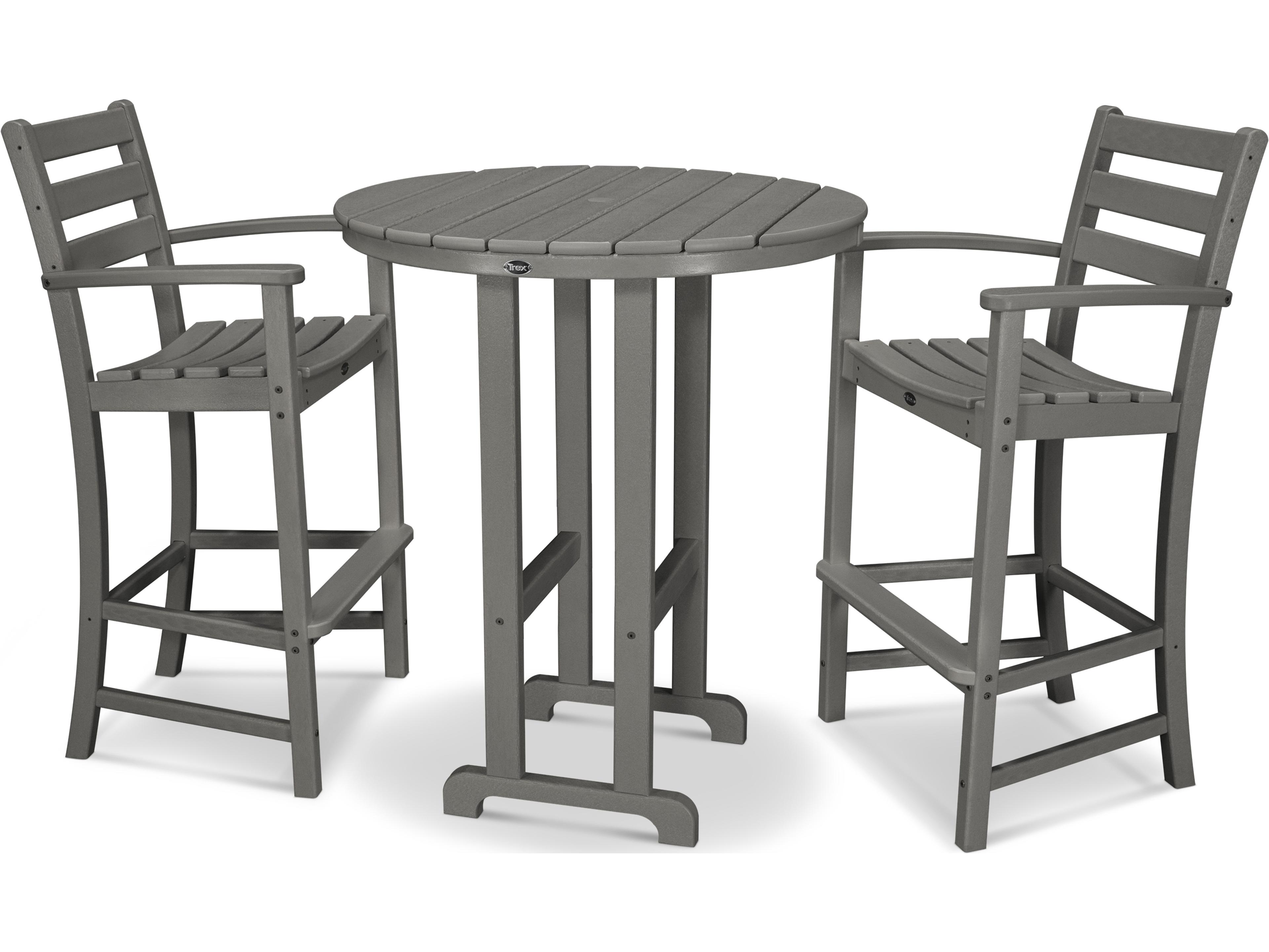 Trex® Outdoor Furniture™ Monterey Bay Recycled Plastic 3 Piece Bar Set