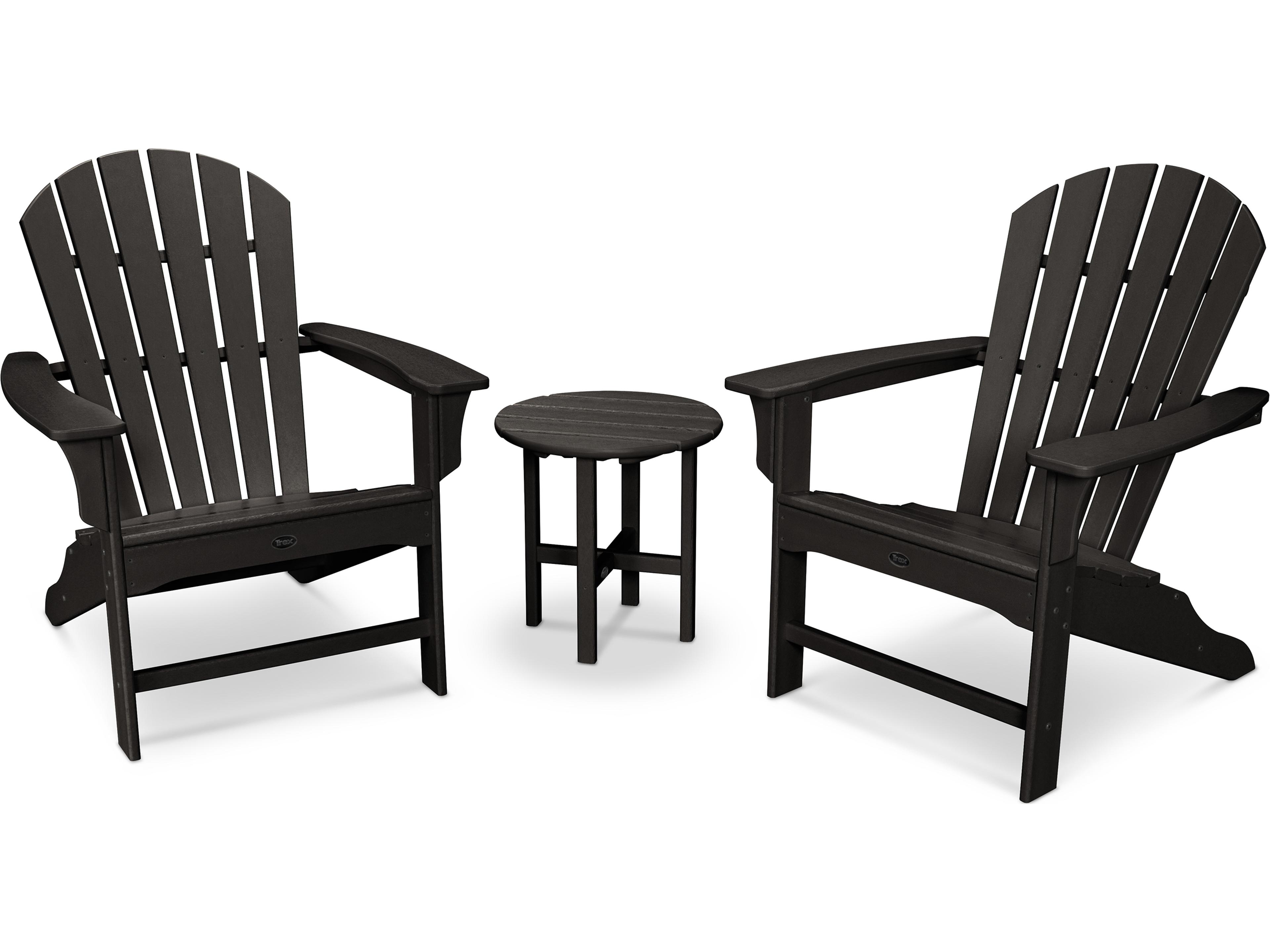 Trex® Outdoor Furniture™ Yacht Club Recycled Plastic Shellback 3 Piece Adirondack Lounge Set