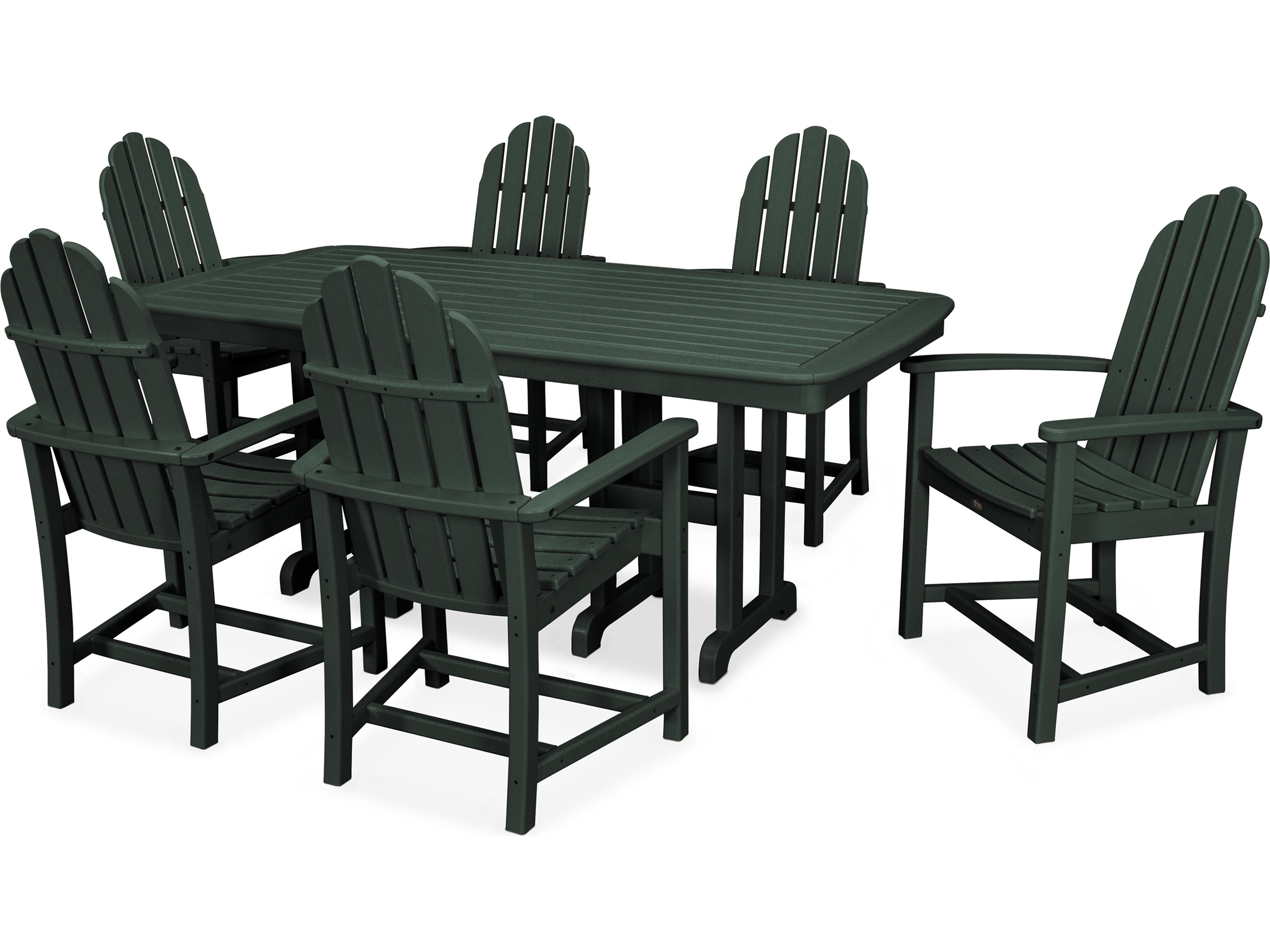 Trex® Outdoor Furniture™ Cape Cod Recycled Plastic 7 Piece Dining Set