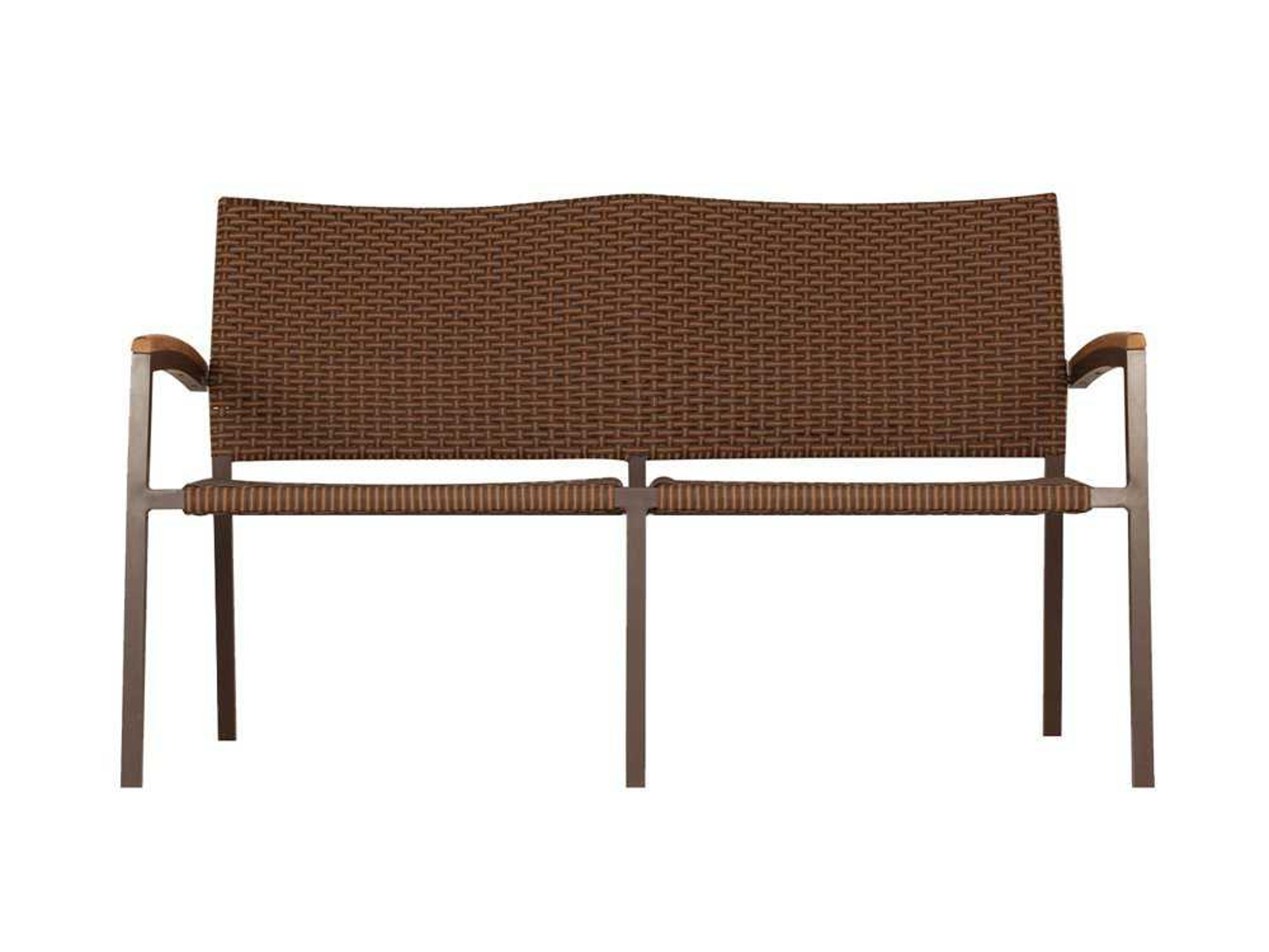 Test Splash Wicker Arm Loveseat