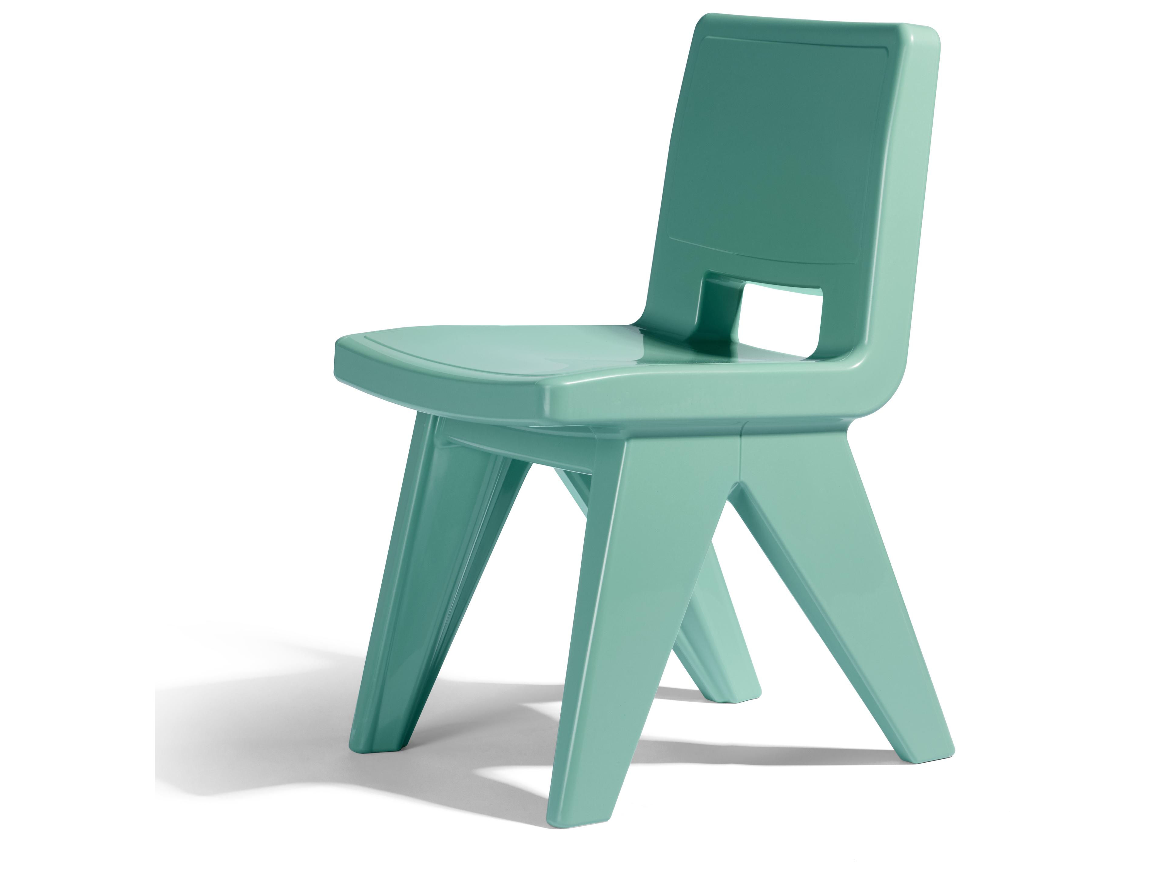 Fresco Marine Grade Polyethylene Lounge Chair in Seafoam Green