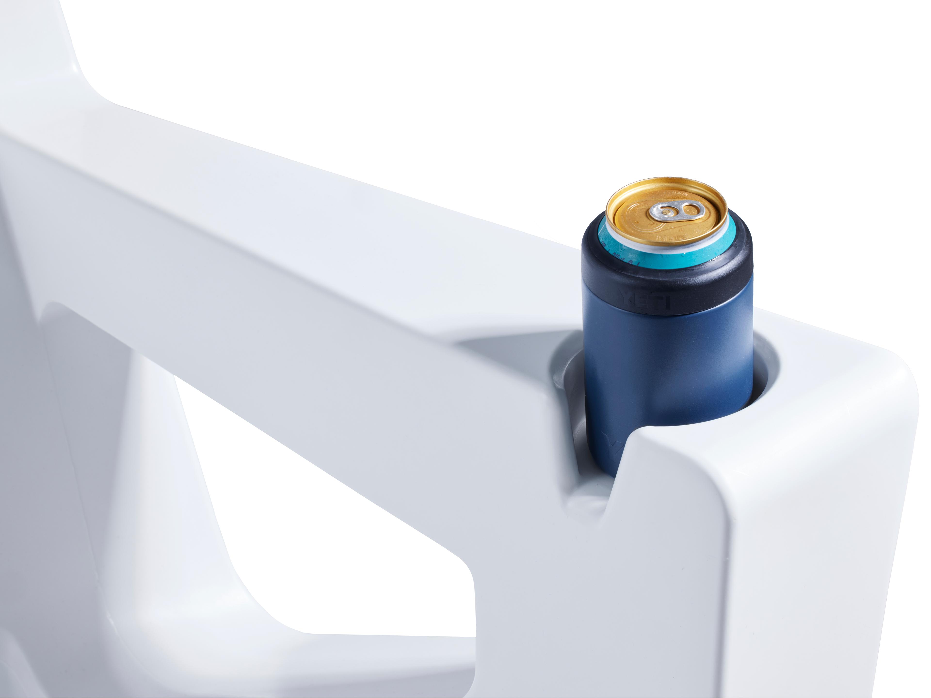 Tupelo Goods Bask Marine Grade Polyethylene Lounge Chair in Highcloud White