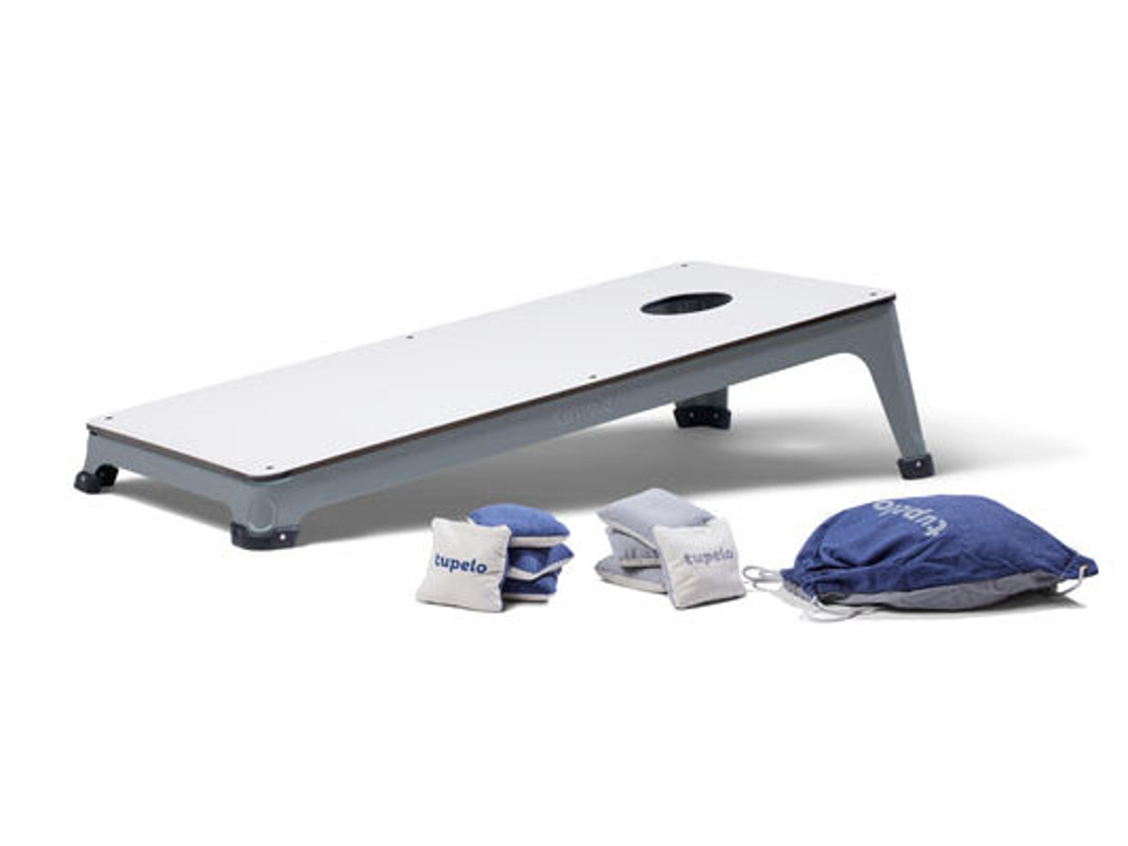 Tupelo Goods All-Weather Cornhole in Steel Gray