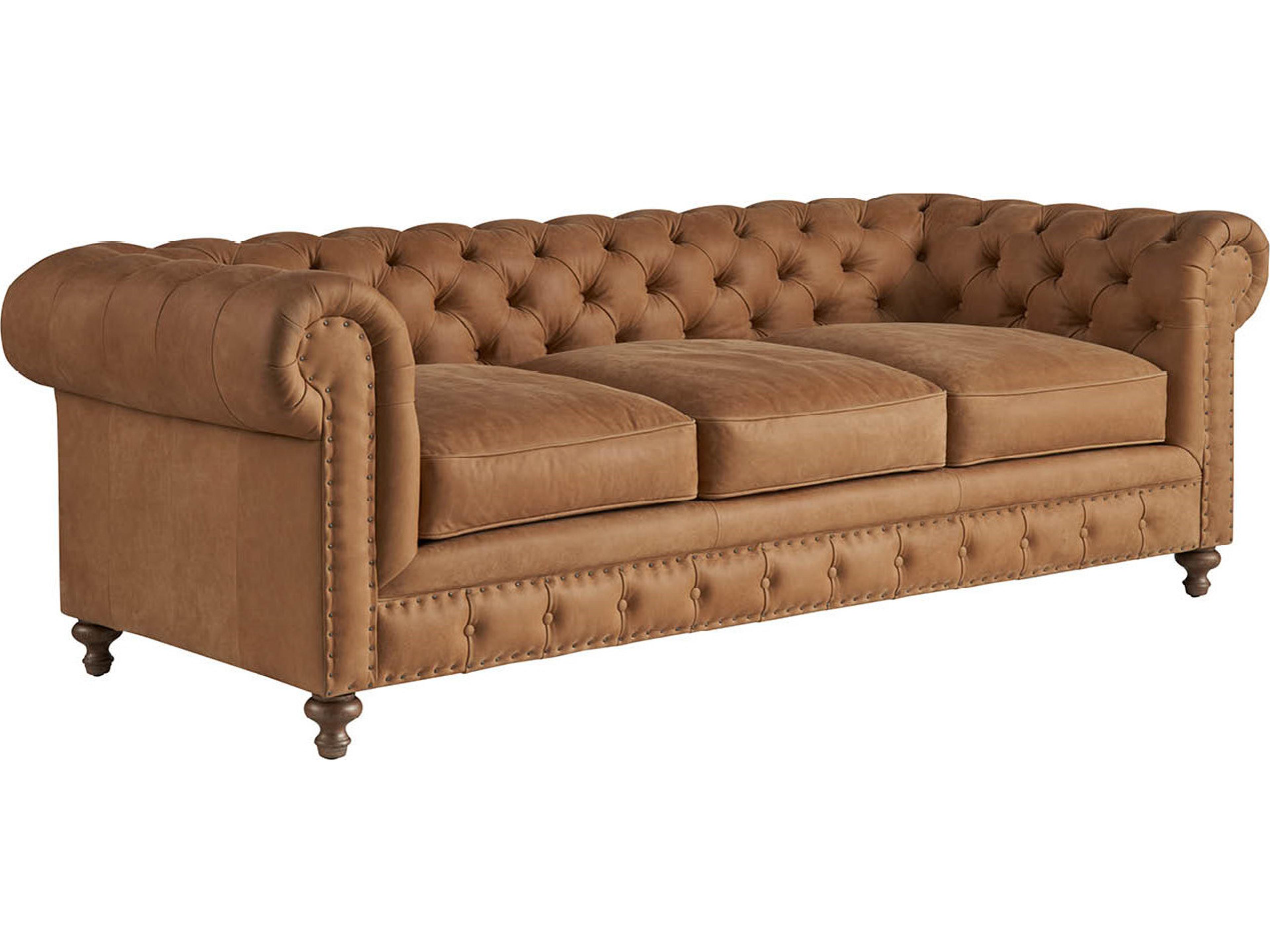 Berkely Brown Leather Sofa